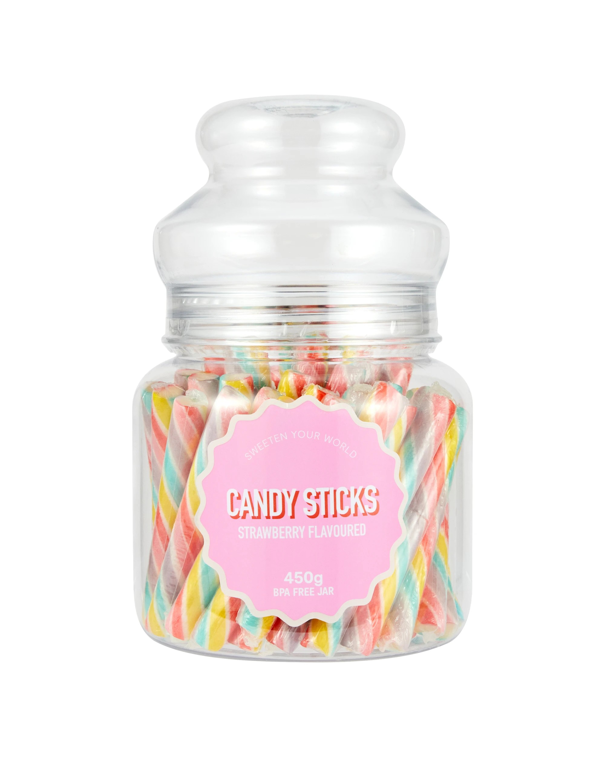 1 Strawberry Flavoured Candy Sticks 450g, 1 of 5