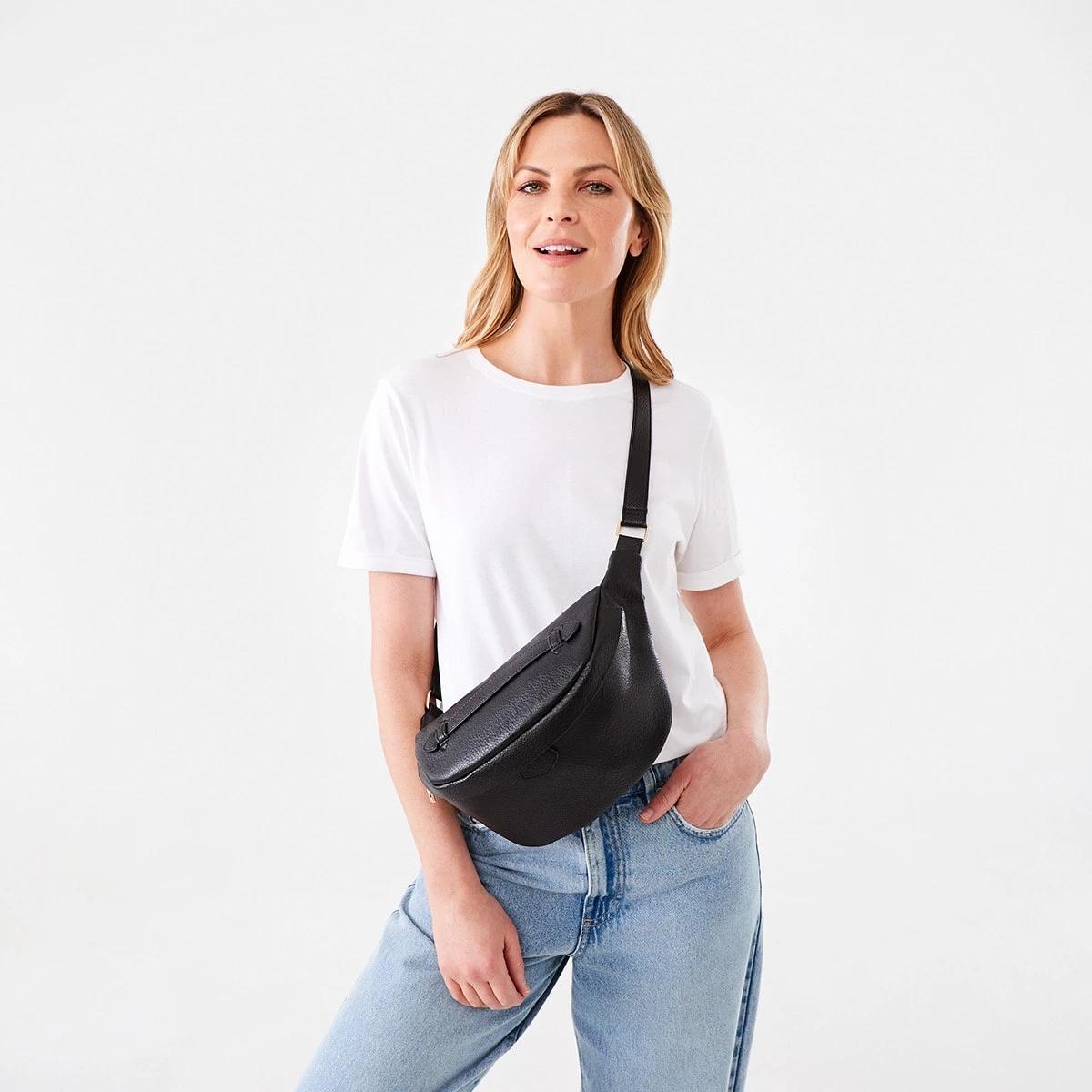 5 PU Bum Bag Black, 5 of 6