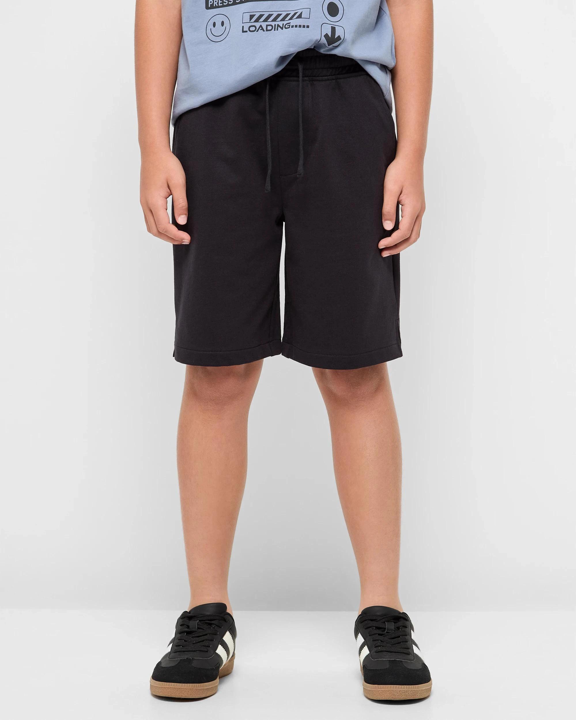 1 Target Australian Cotton Sweat Shorts BLACK, 1 of 5