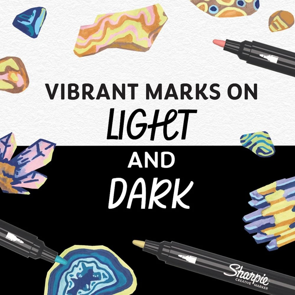 9 Sharpie Creative Acrylic Bullet Markers Earth Tones 5 Pack, 9 of 10