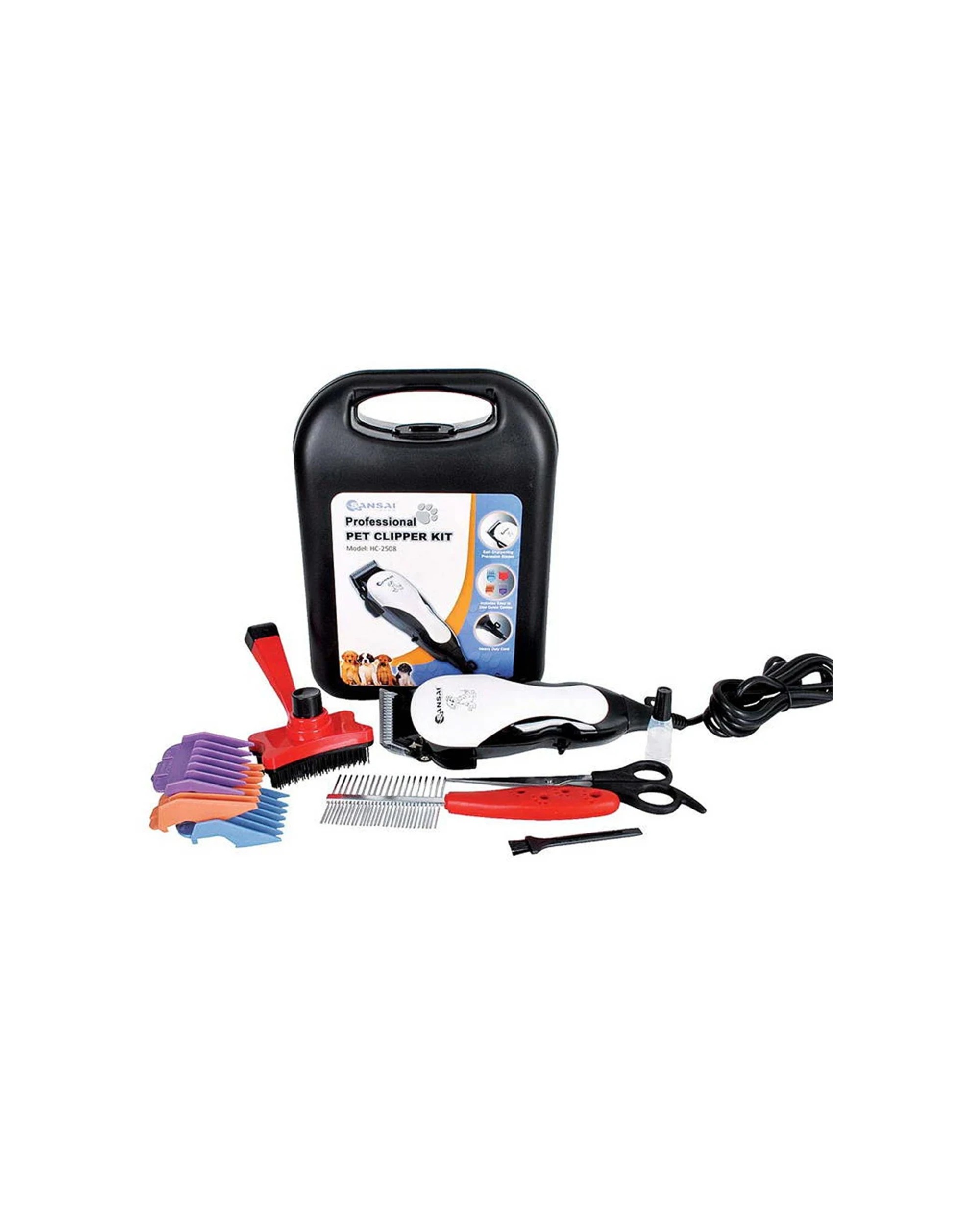 3 Sansai Professional Pet Hair Clipper/trimmer Grooming Comb Kit For Cat/dog
 - Black, 3 of 3