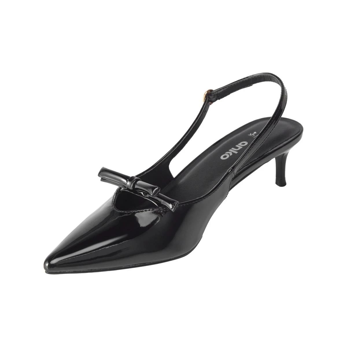 3 Slingback Kitten Heels Black, 3 of 5