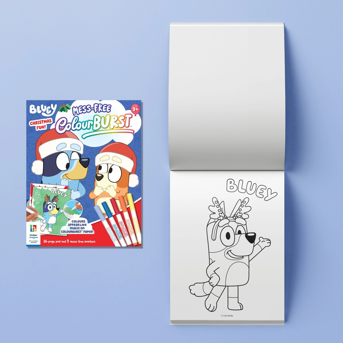 5 INKredibles Bluey Christmas Fun! Mess Free Activity Kit - Book, 5 of 9