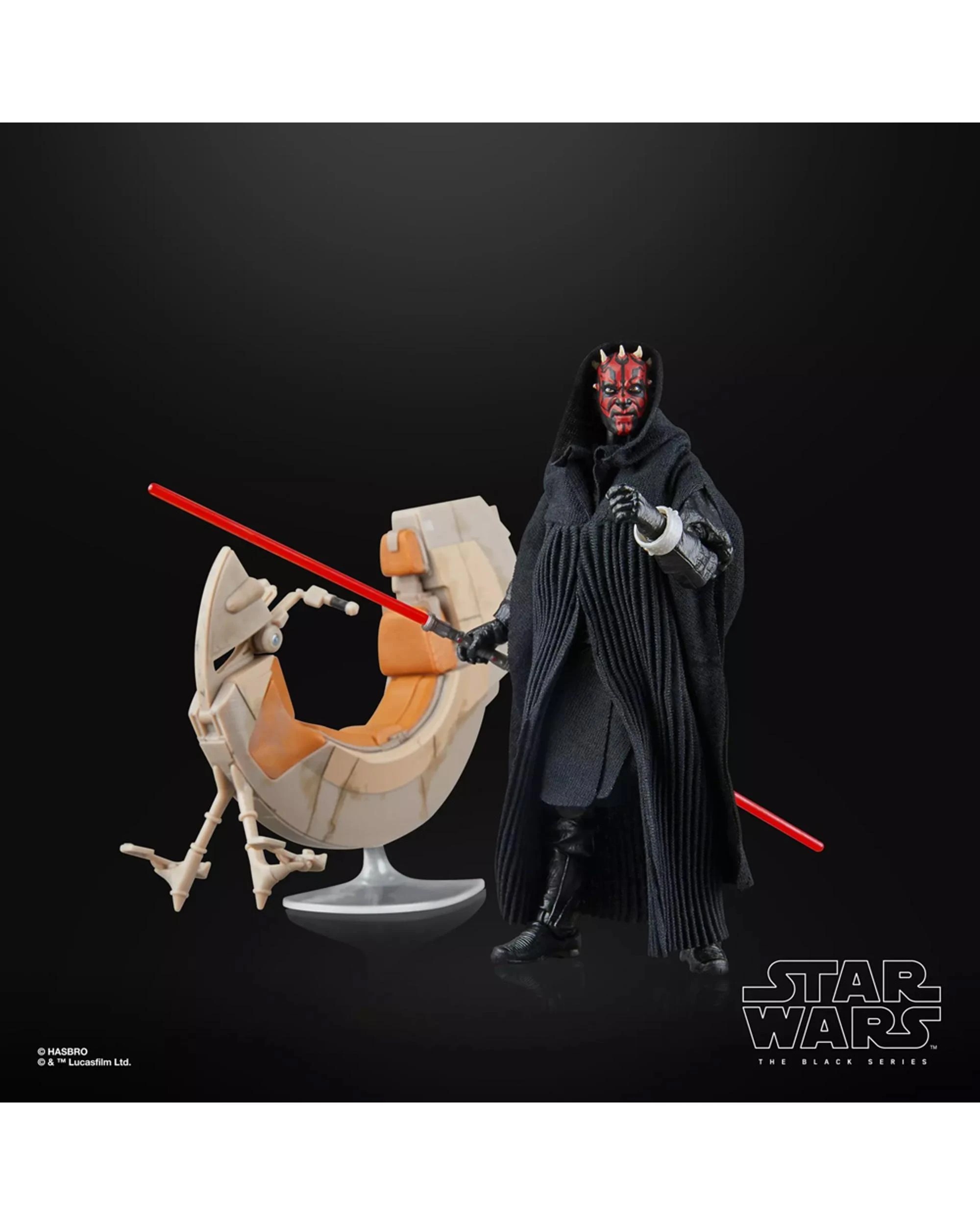9 STAR WARS The Black Series Darth Maul and Sith Speeder, 9 of 9