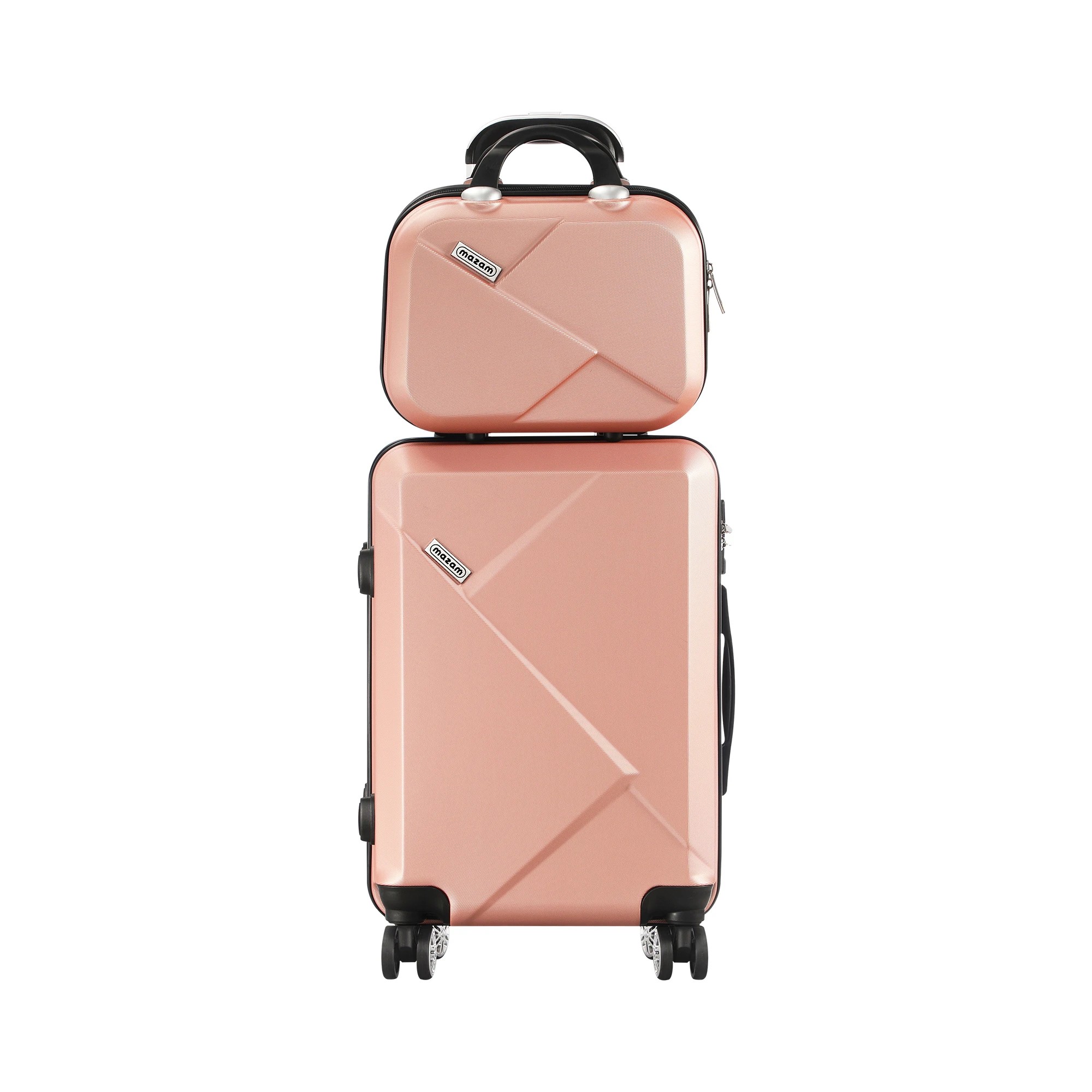 6 Mazam 2PCS Luggage Suitcase Trolley Set - Pink, 6 of 7