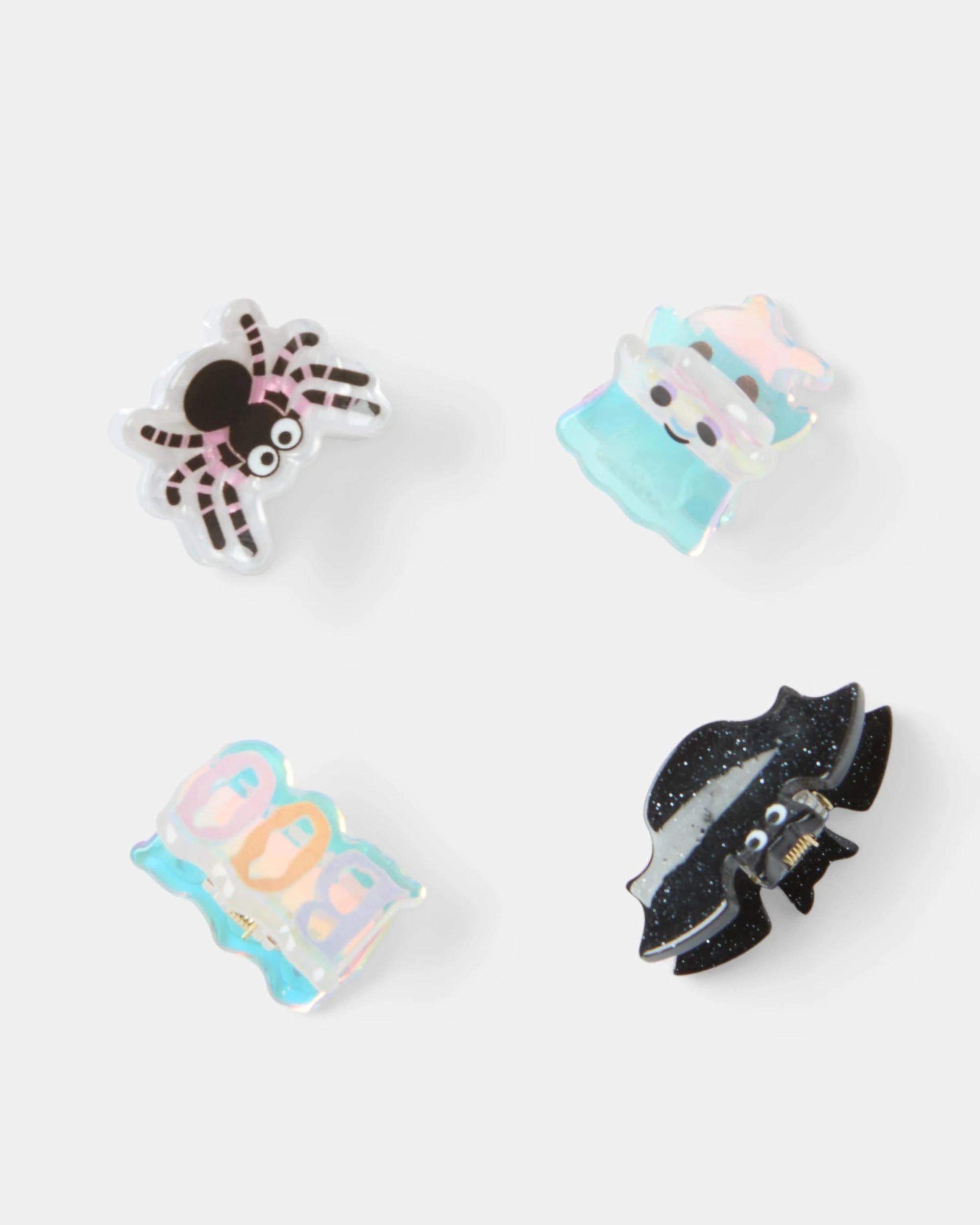 2 4 Pack Halloween Claw Hair Clips, 2 of 3