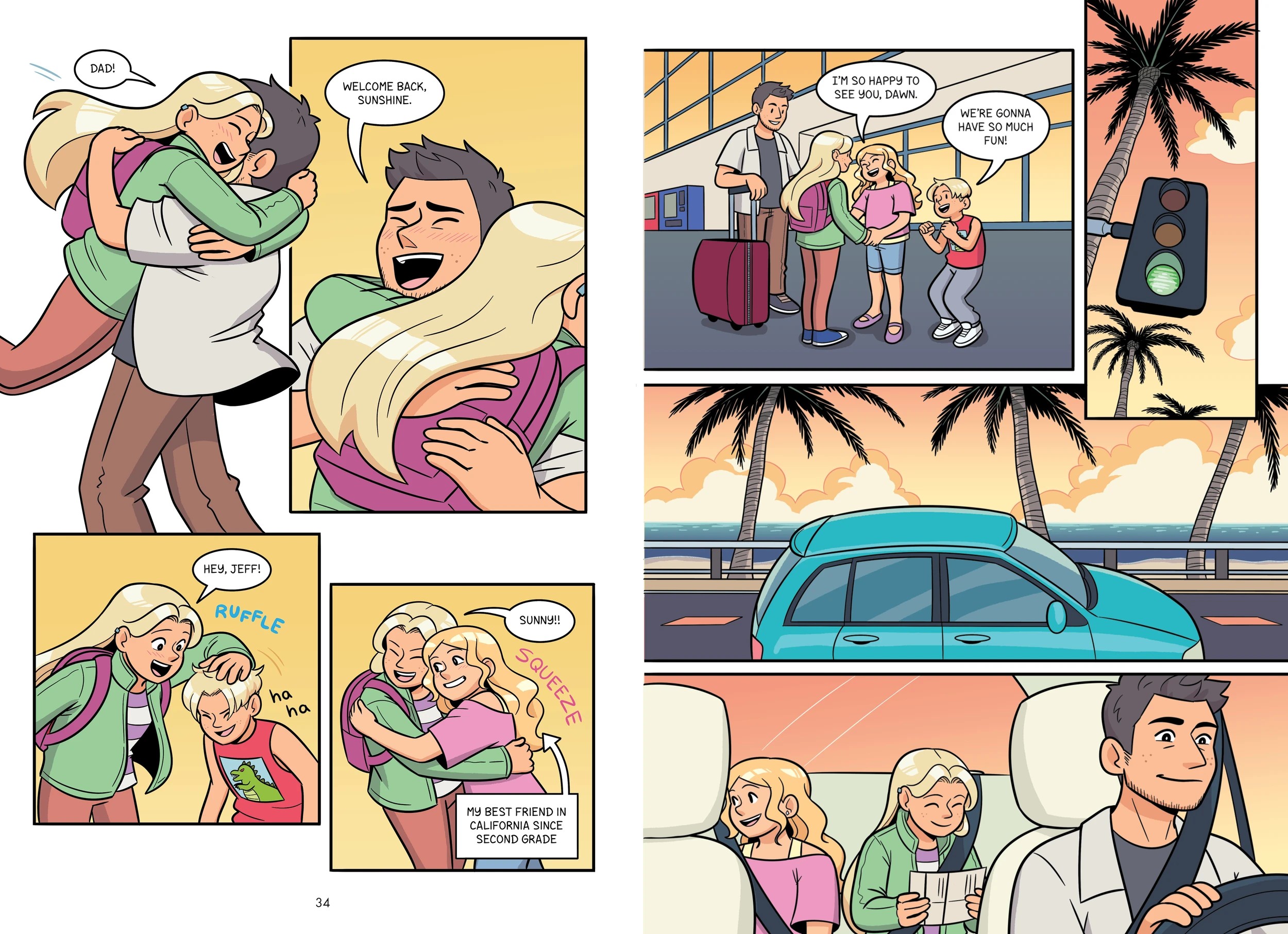 3 A Graphic Novel Dawn On The Coast: The Baby-Sitters Club by Arley Nopra - Book, 3 of 3