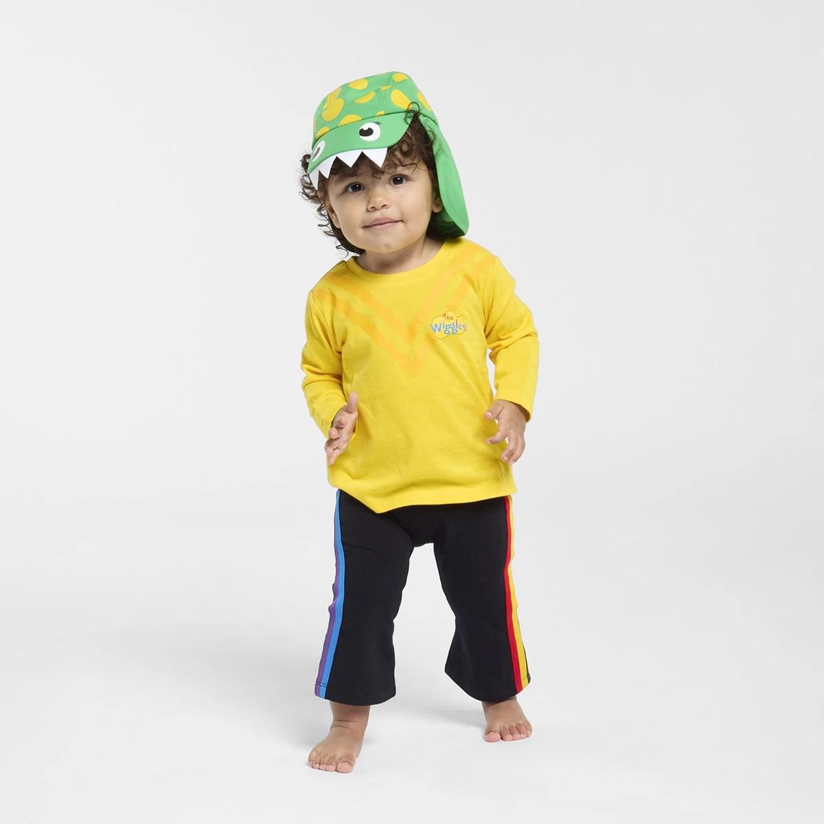 5 Wiggles License Dress Up Skivvy Top Yellow Wig, 5 of 5