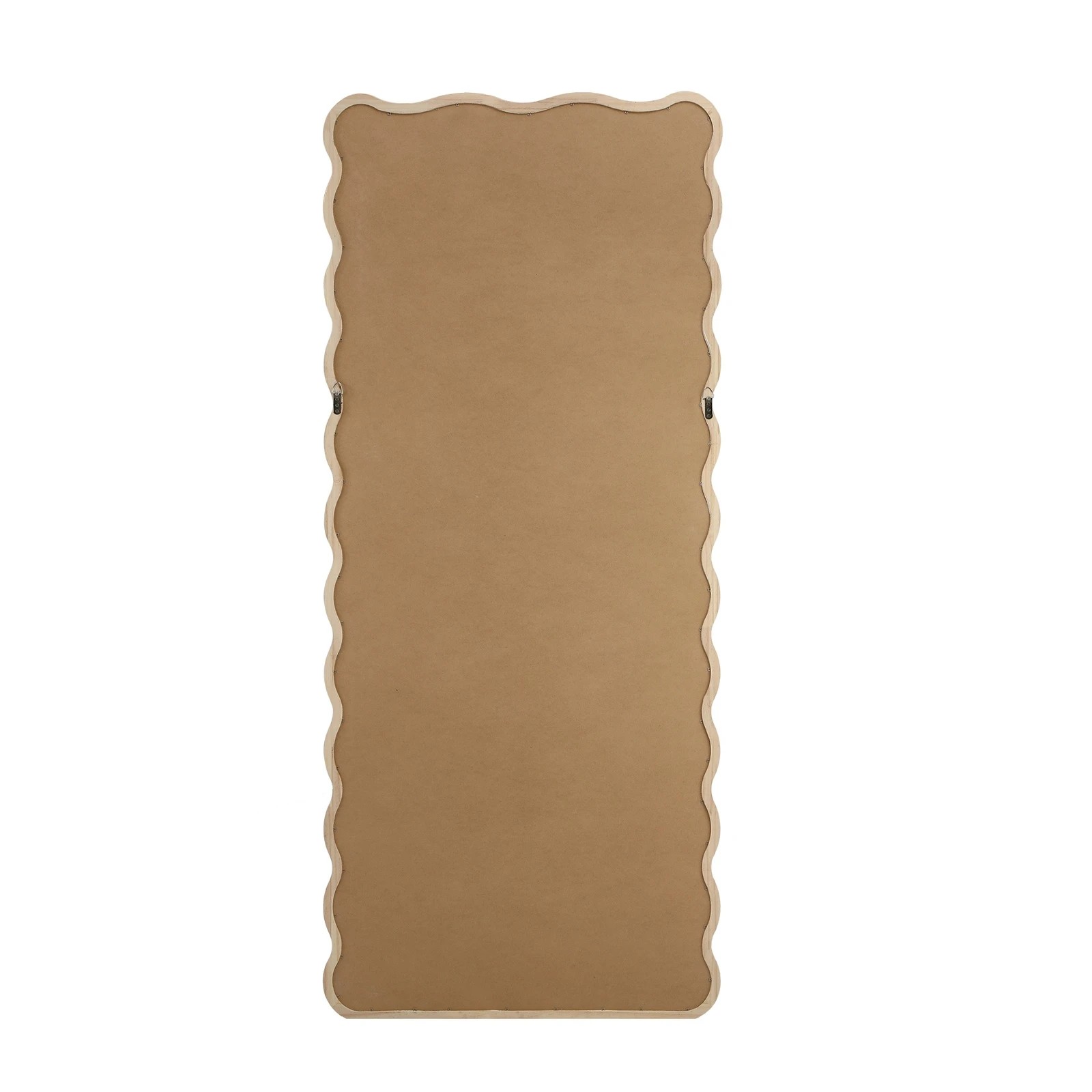 8 Oikiture Wooden Full Length Mirror 180x70cm Wavy Dressing Floor Mirrors
 - Natural, 8 of 9