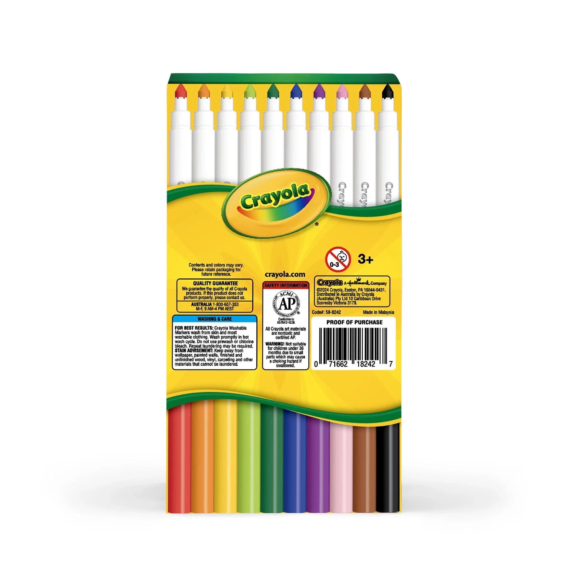 3 40 Pack Crayola Washable Supertips Markers Sharepack
 - Multi, 3 of 6