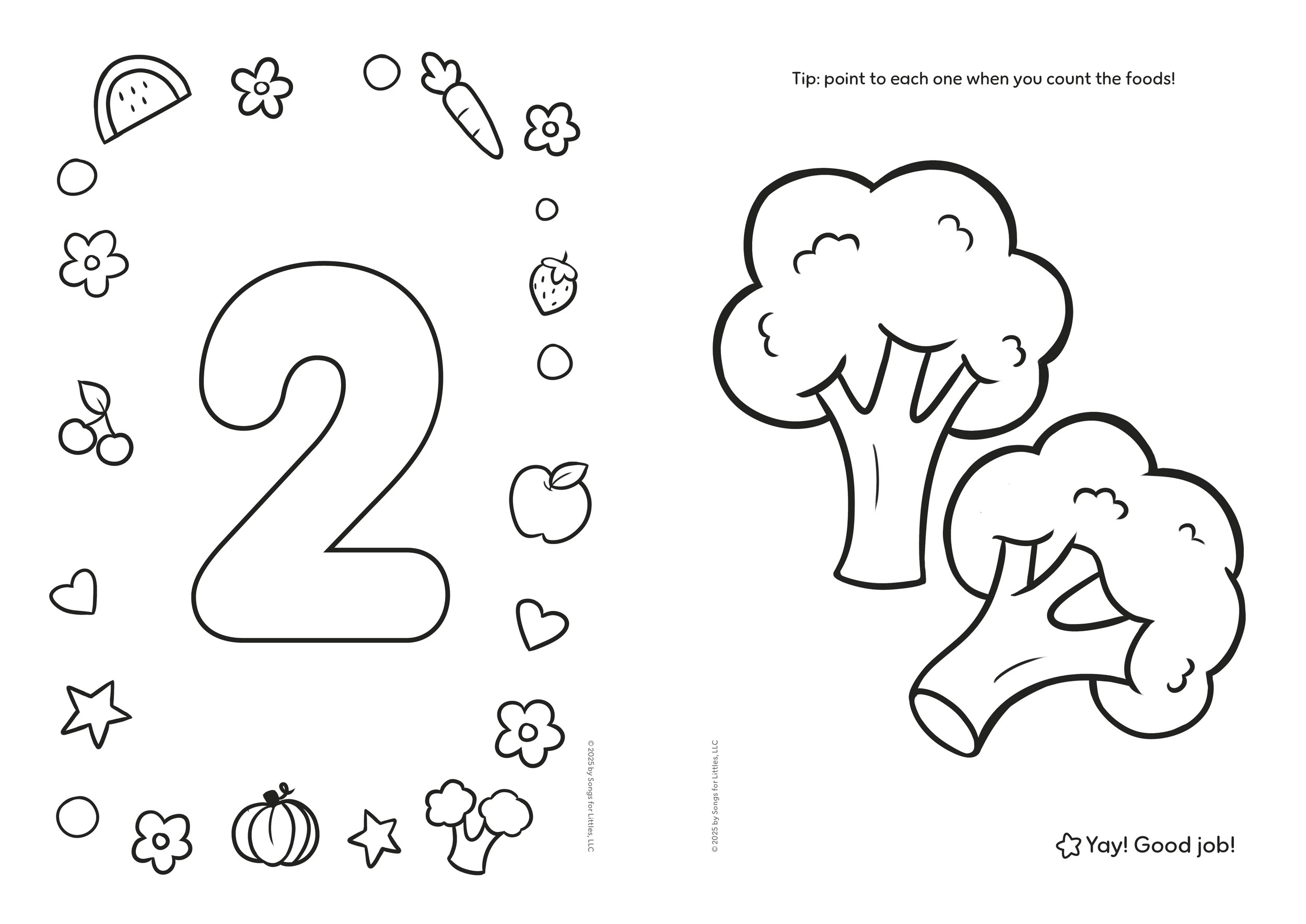 2 Ms. Rachel: Let's Learn Numbers Colouring Book by Ms. Rachel - Book, 2 of 4