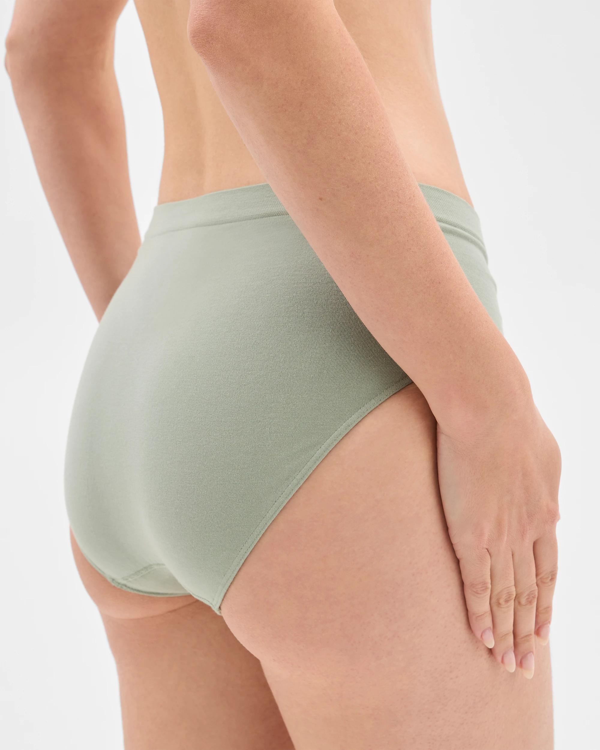 5 Target Australian Cotton Blend 2 Pack Seamfree Midi Briefs JADEITE GREEN, 5 of 5