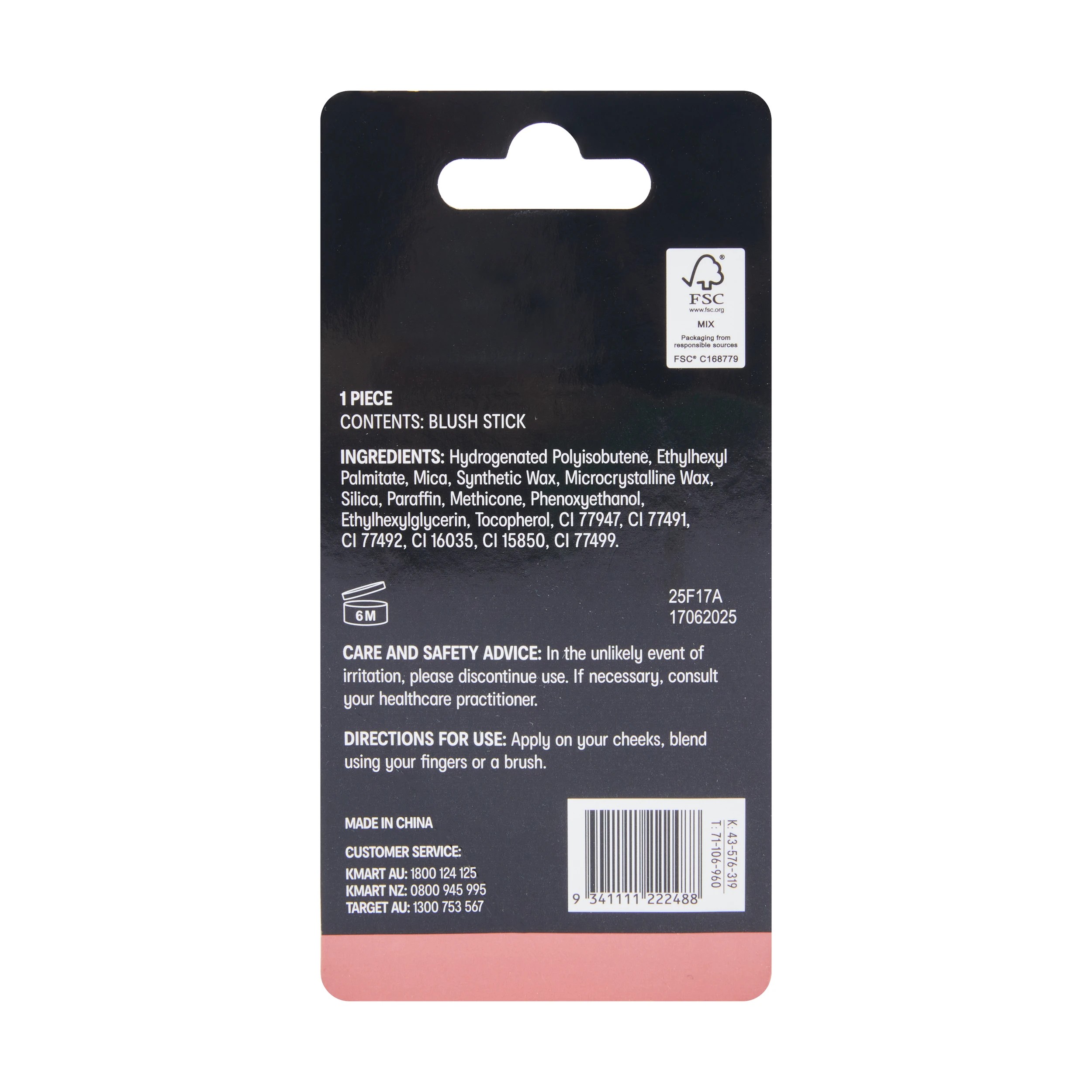 5 OXX Cosmetics Blush Stick - Rose, 5 of 5