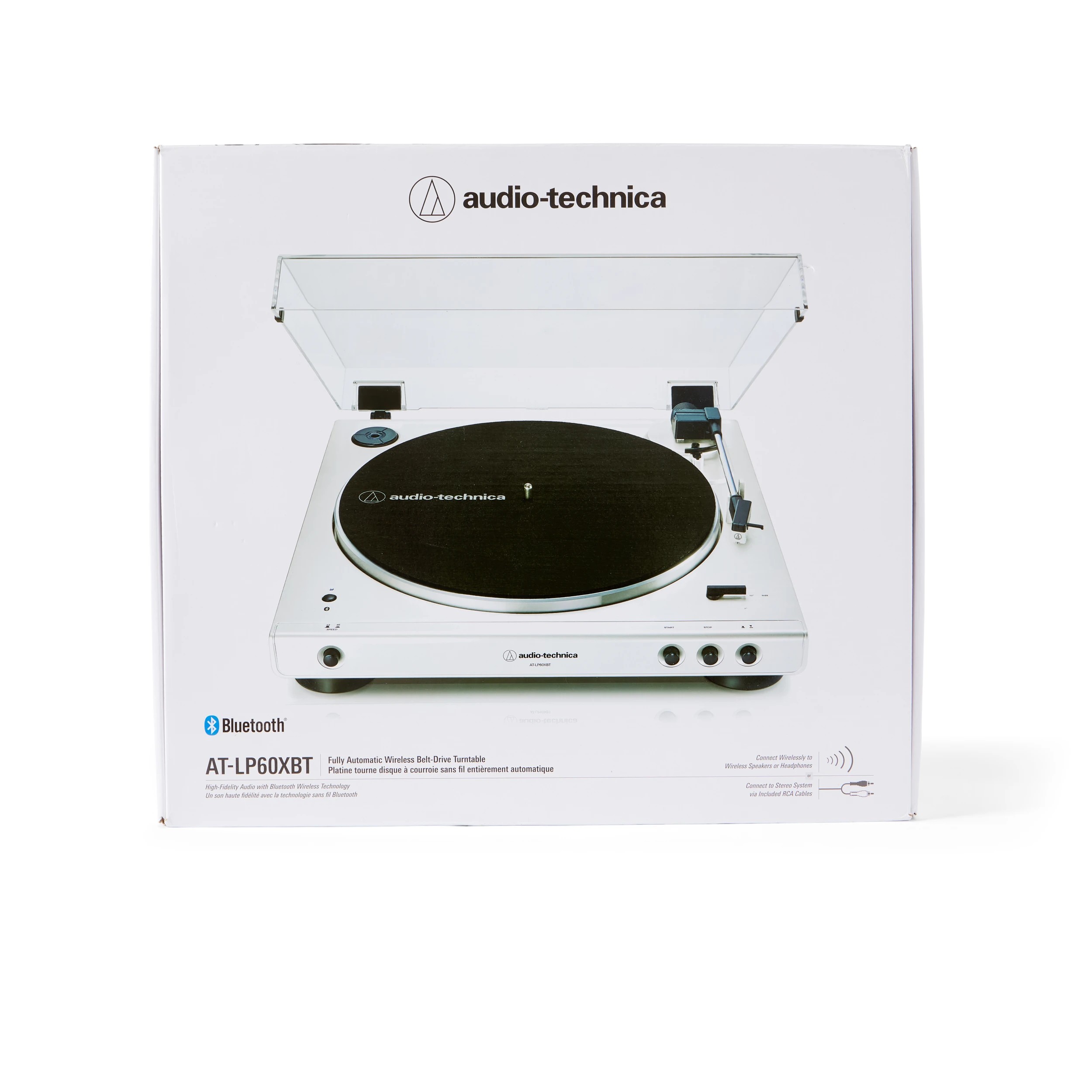 3 Audio-Technica Belt Drive Turntable with Bluetooth Connectivity - White, 3 of 10