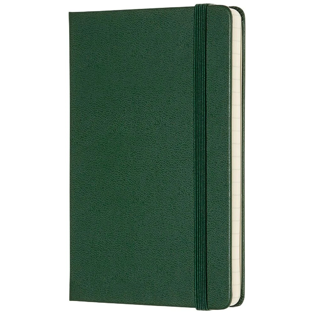 3 Moleskine Classic Hard Cover Ruled Notebook Myrtle Green, 3 of 6
