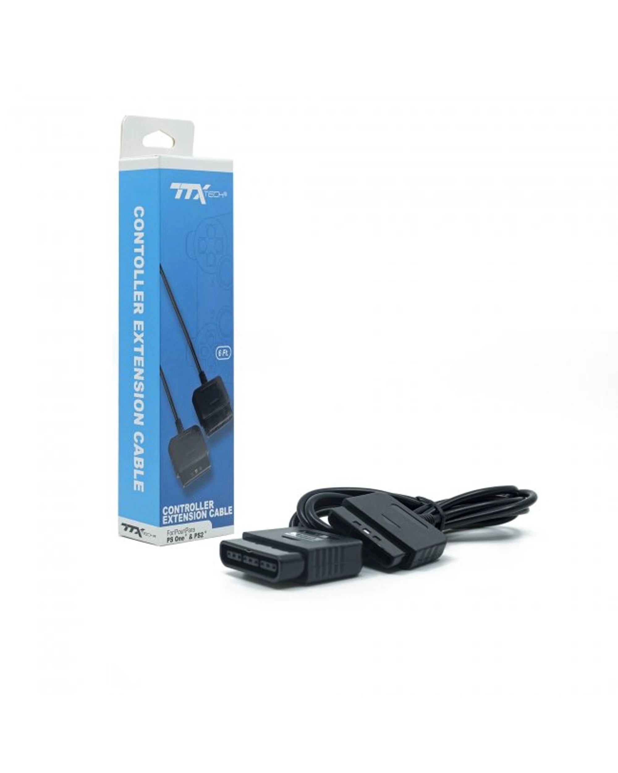 1 TTX Tech Controller Extension Cable for PS2 and PS One, 1 of 2