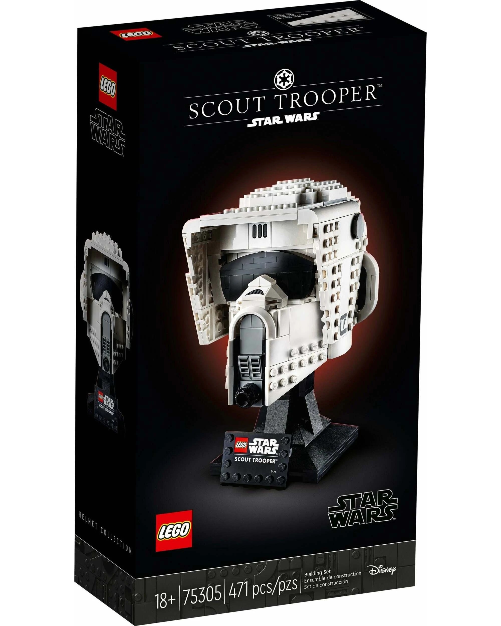 1 LEGO 75305 Star Wars Scout Trooper Helmet, 1 of 5