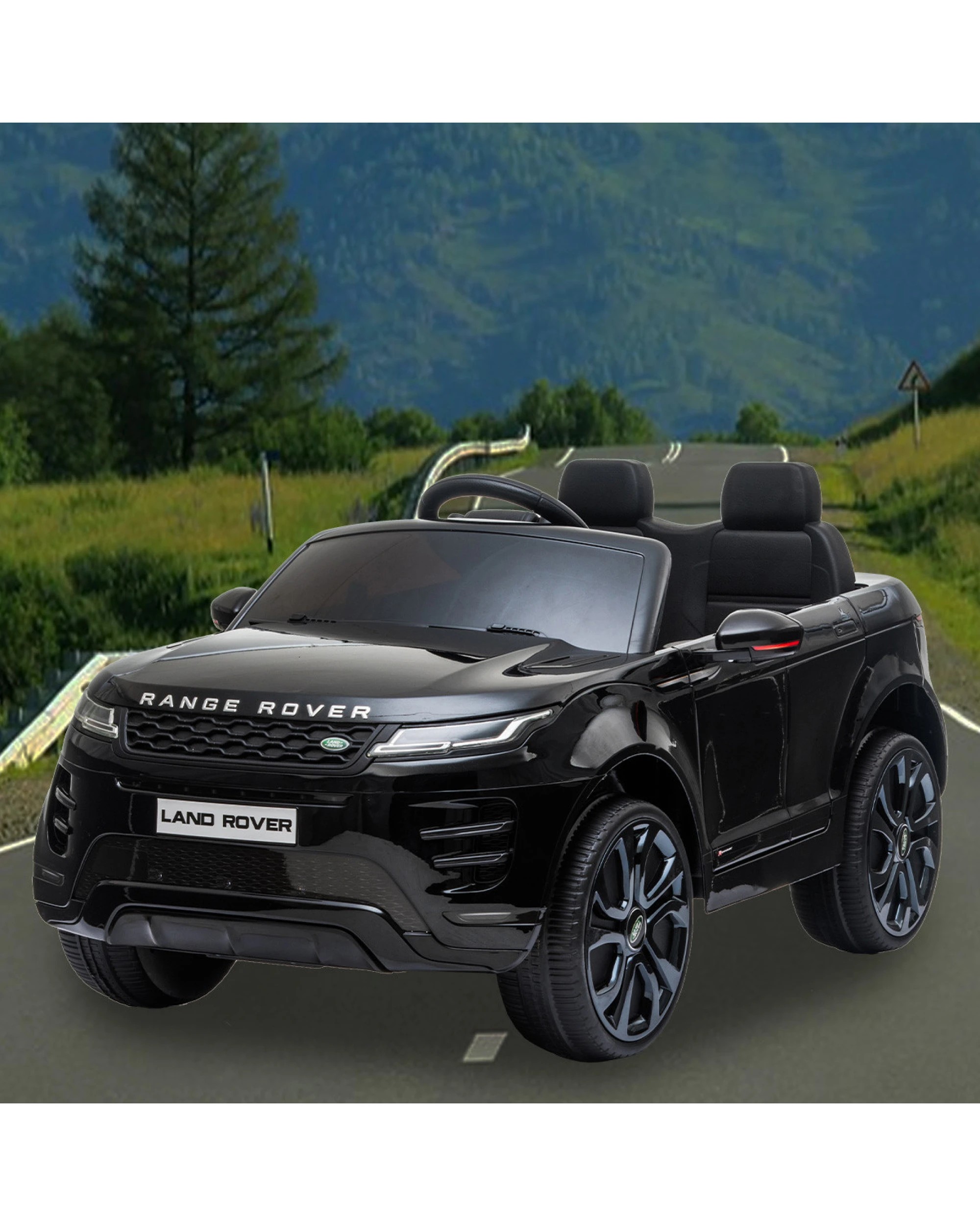 3 Kahuna Land Rover Licensed Kids Electric Ride On Car Remote Control - Black, 3 of 10