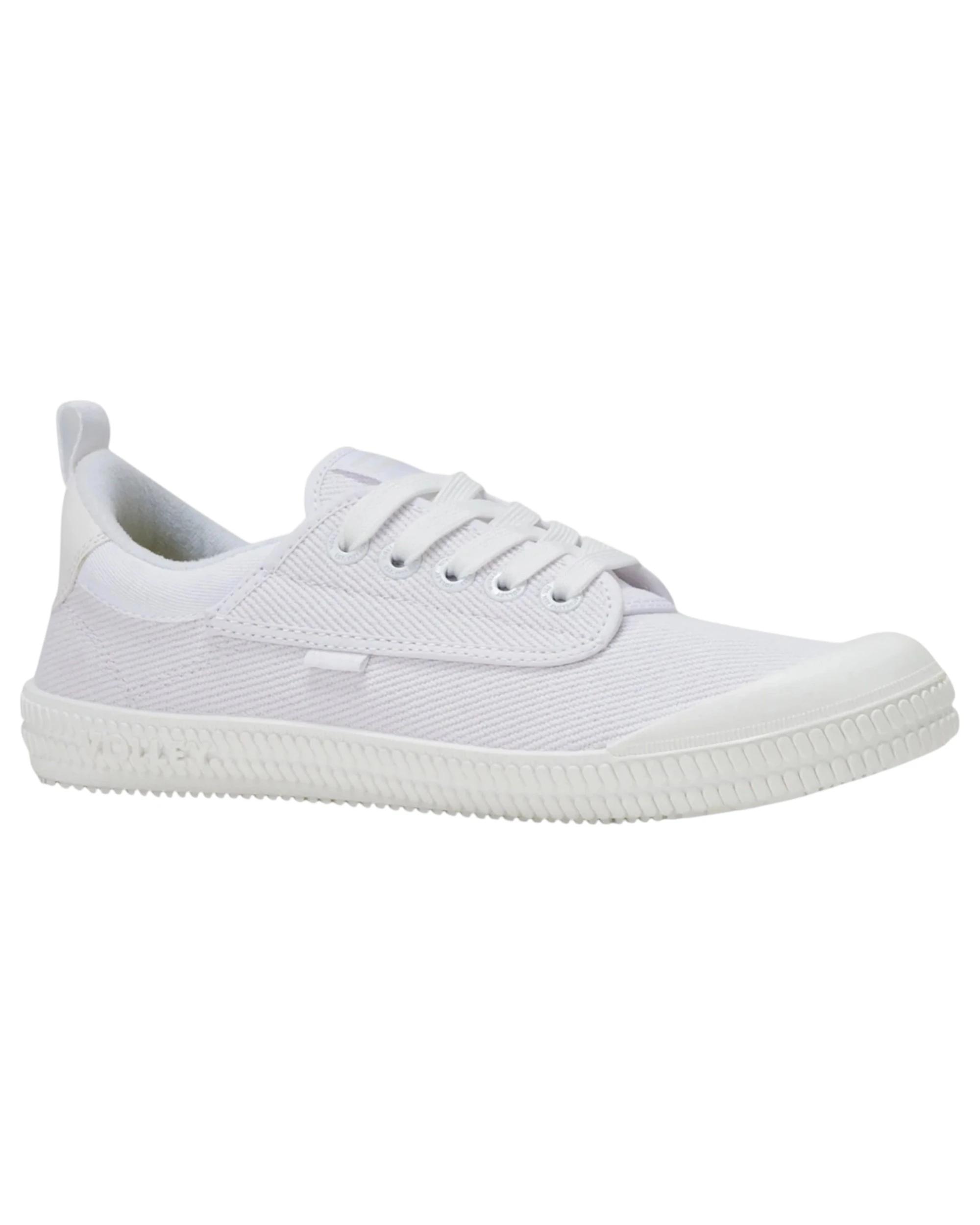 3 Volley Unisex Heritage Low Mens Womens Casual Shoes White/White White/white, 3 of 6