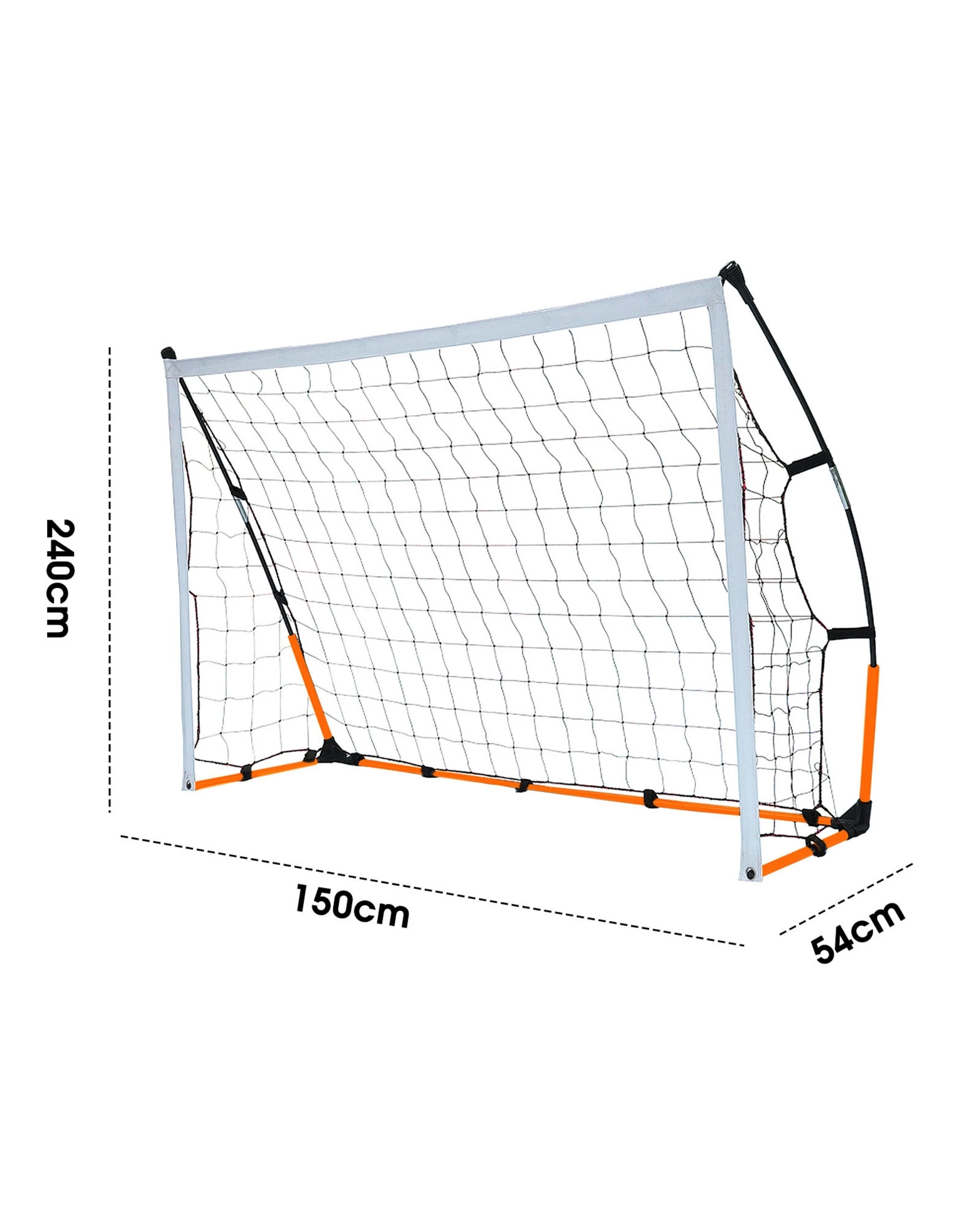 2 Advwin 2.4M Wide Soccer Goal with Carry Bag, 2 of 8