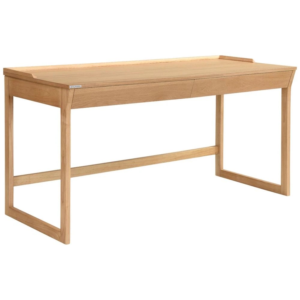 1 Larsson 2 Drawer Desk 1500mm Natural Oak Desks, Tables and Workstations, 1 of 10
