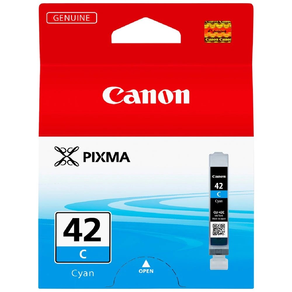 1 Canon CLI 42 Ink Cartridge Cyan, 1 of 4