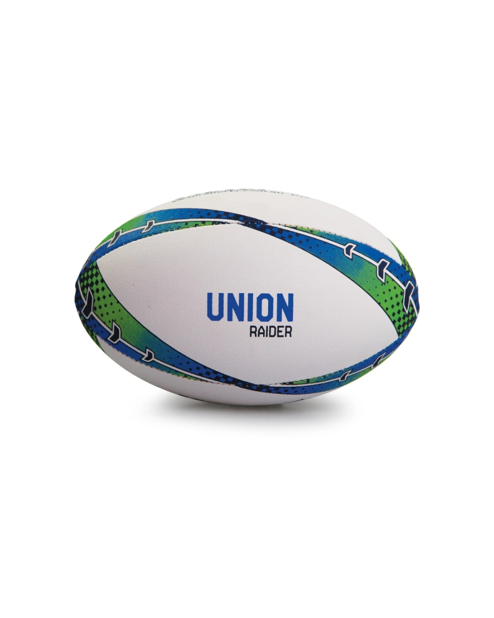 2 Victor Sports Rugby Union Ball Raider Training Durable Hand Stitched Size 4 - Multi, 2 of 2