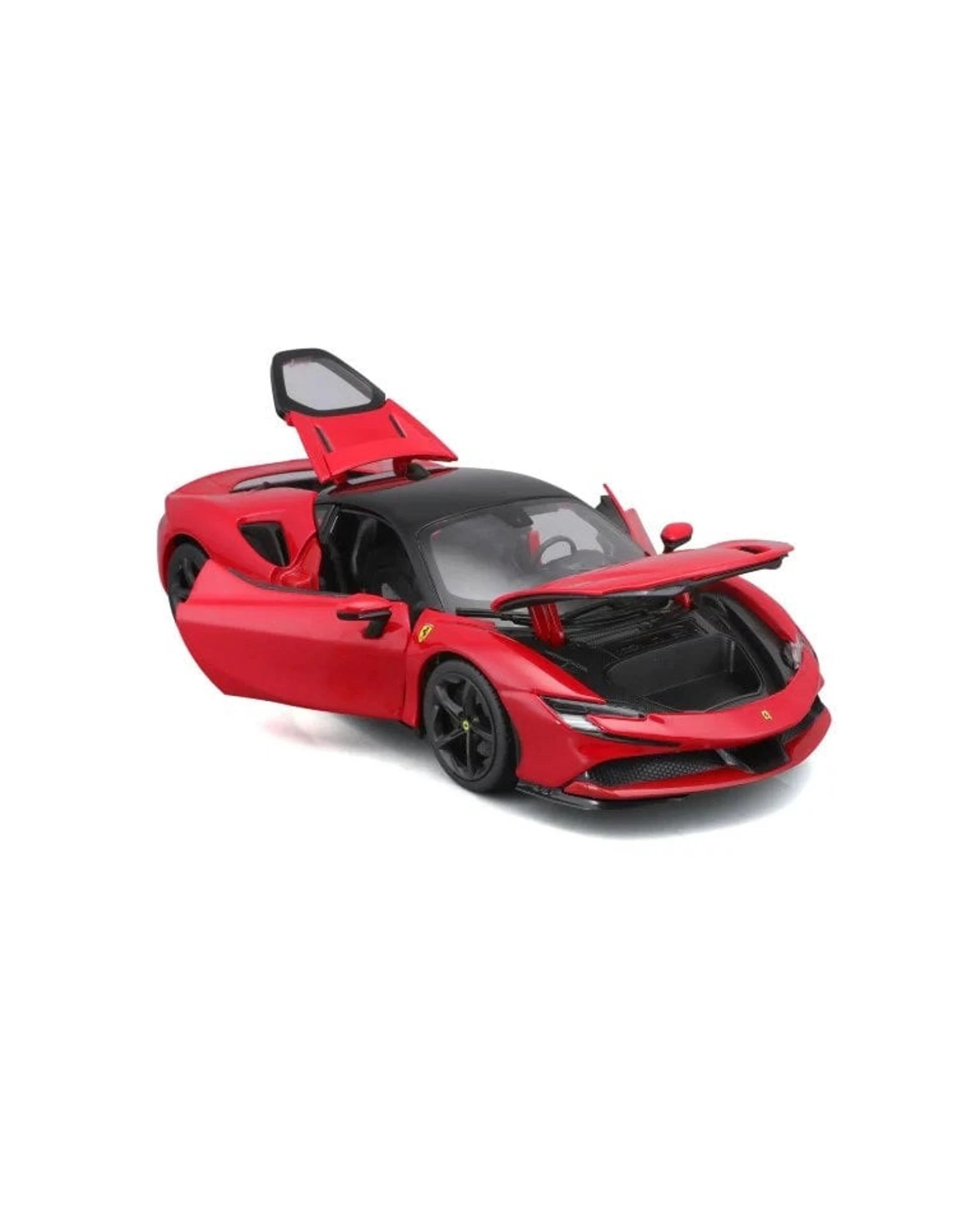 9 Bburago Race and Play 2021 Ferrari SF90 Stradale 1:18 Scale Diecast Vehicle, 9 of 10