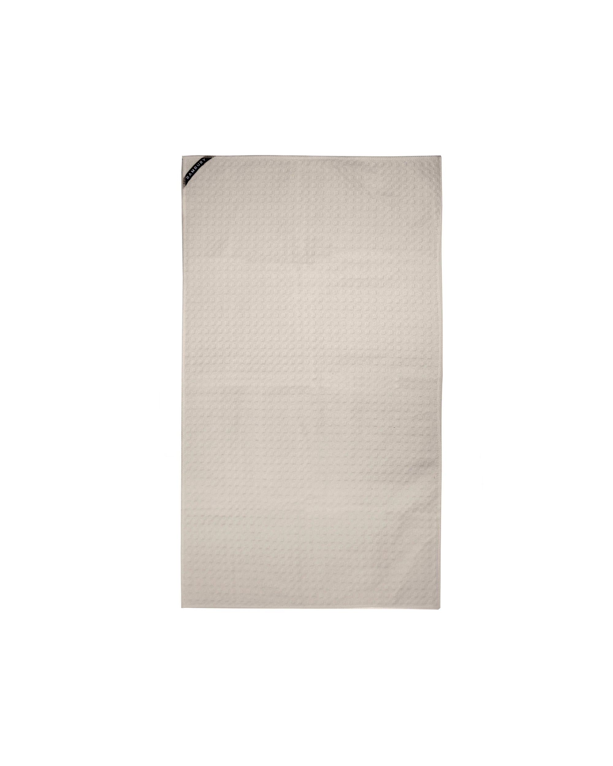 1 Bambury Matrix Microfibre Gym Towel Standard  Quick Drying Absorbent Travel Friendly Stone - Natural, 1 of 3