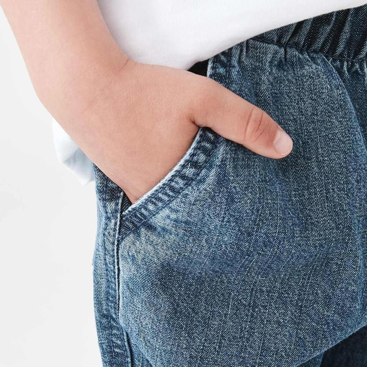 4 Denim Joggers DARK WASH, 4 of 8