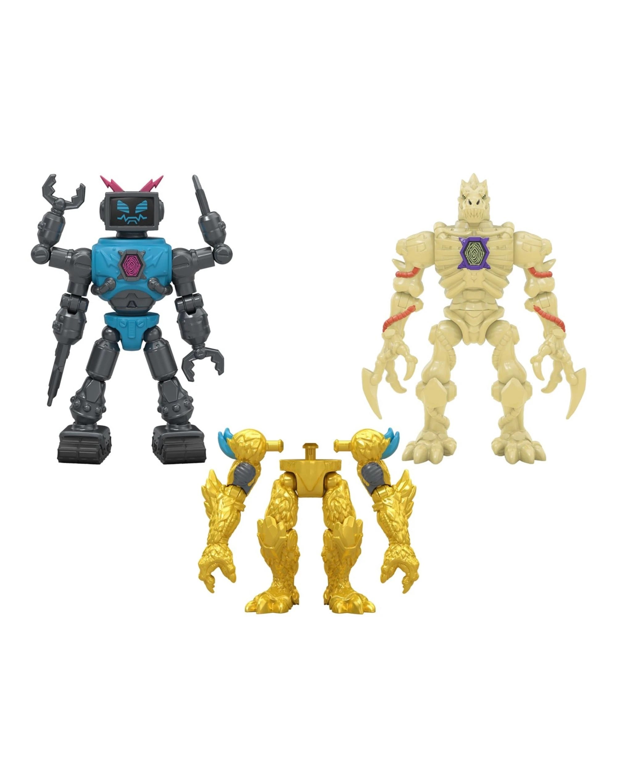 2 Mr Beast Lab Hybrids Multi Pack Mix and Match Figures - Lab-Bot Vs GID Skeleton, 2 of 6