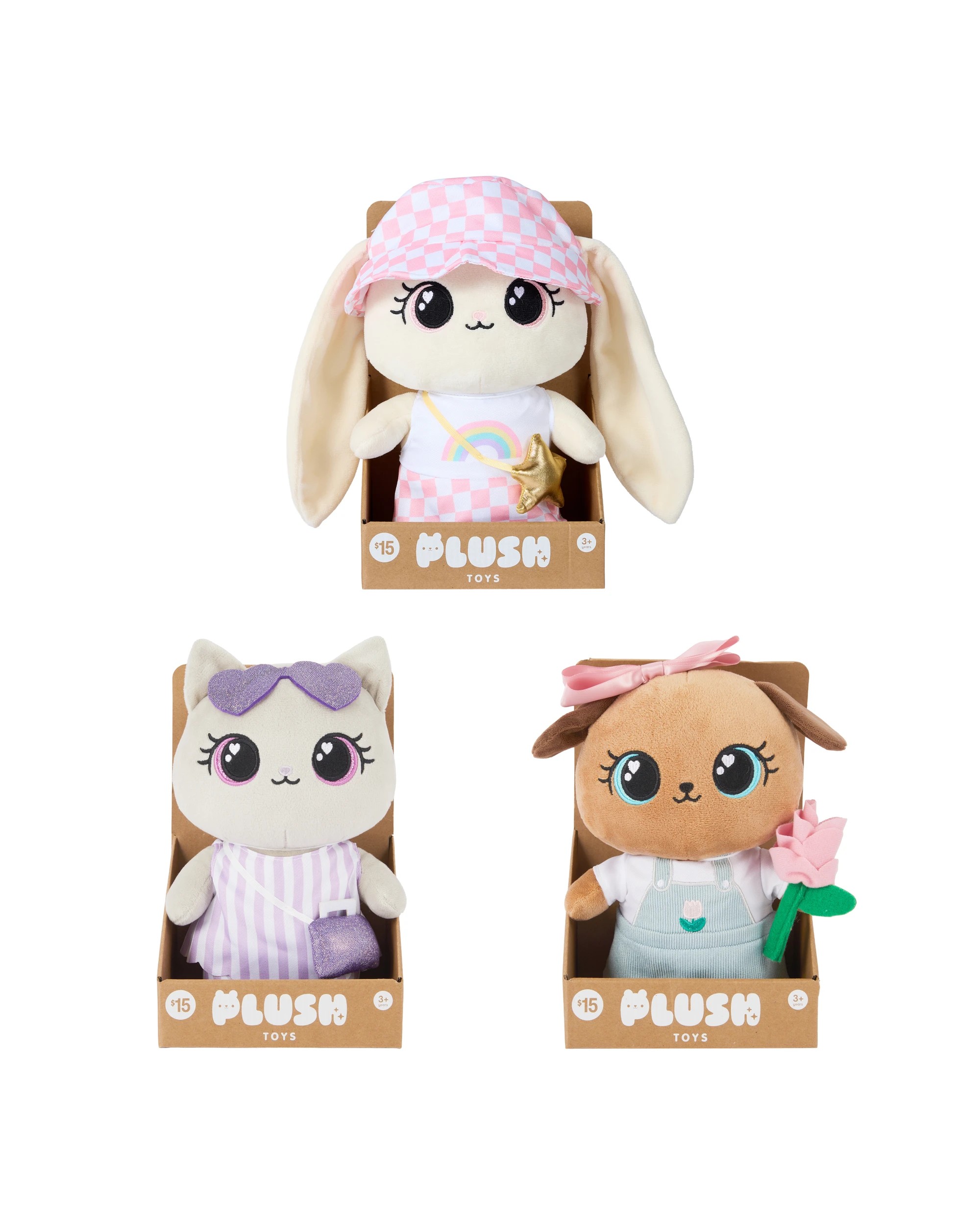 3 Dress Up Plush Toy - Assorted, 3 of 4