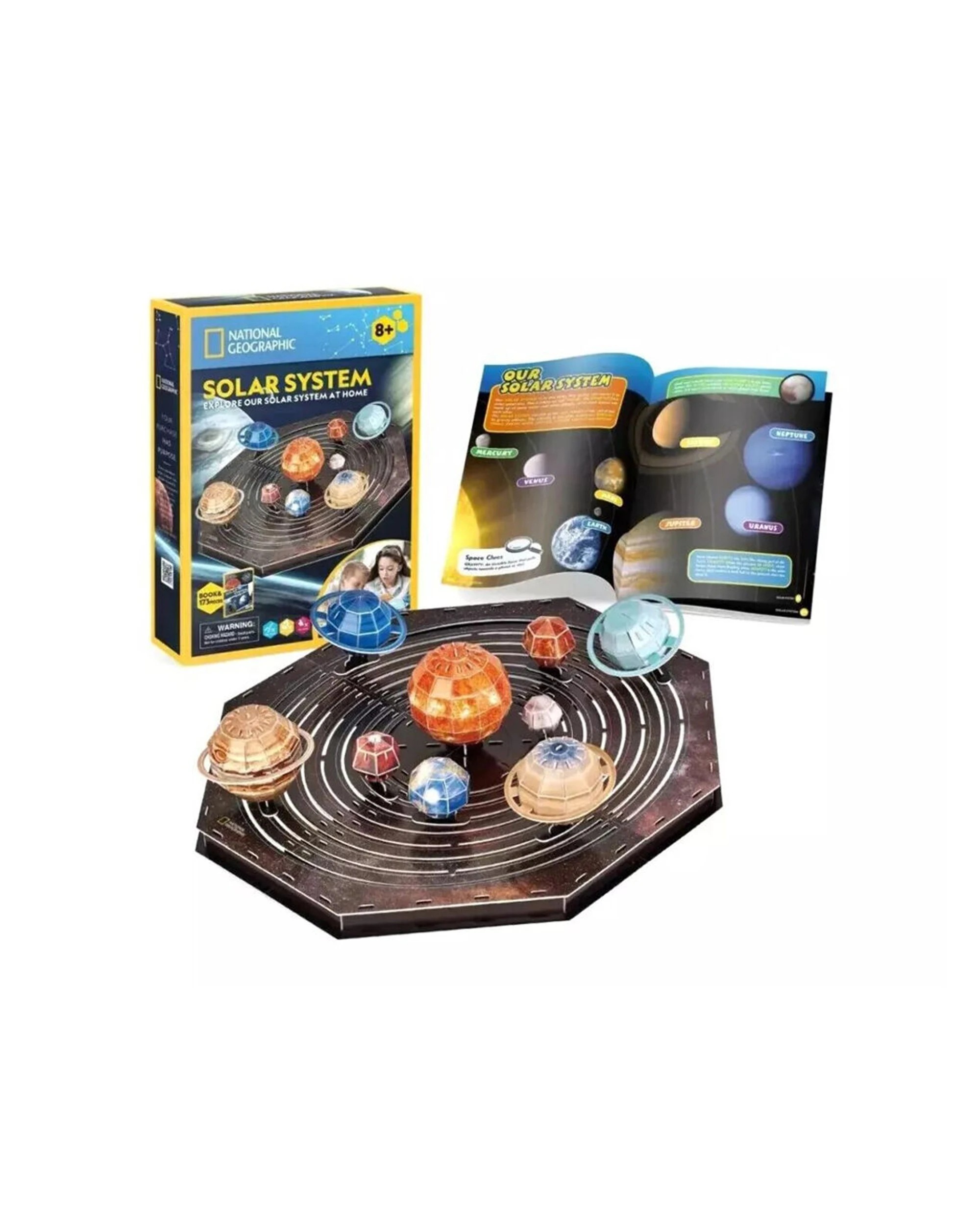 7 National Geographic 2pc Scratch Globe Solar System Kids 3D Puzzles Kids Toy - Multi, 7 of 7