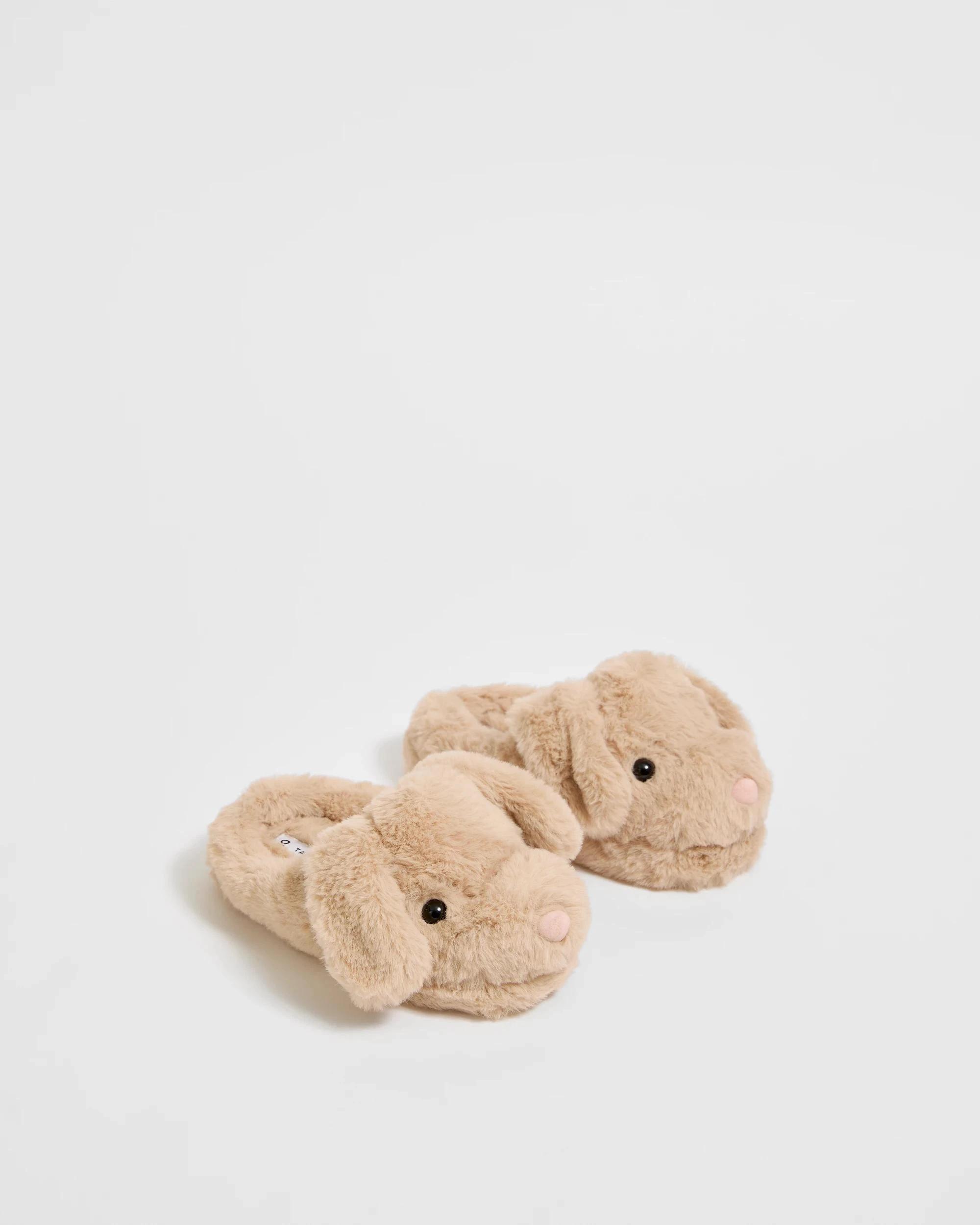 3 Target Kids Novelty Dog Slipper Boots BROWN, 3 of 3