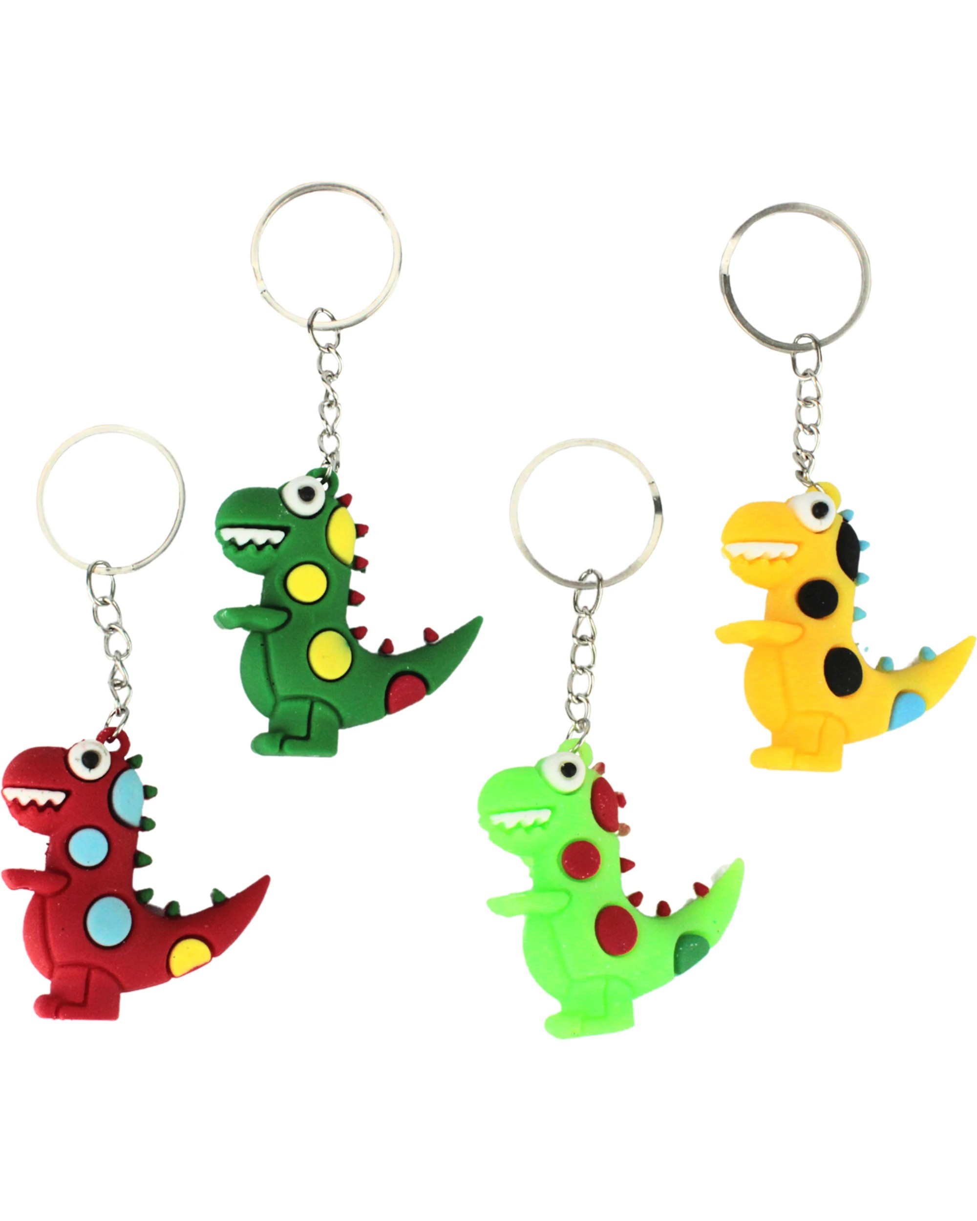 1 Party Maker Dinosaur Keyrings Pack of 12, 1 of 3