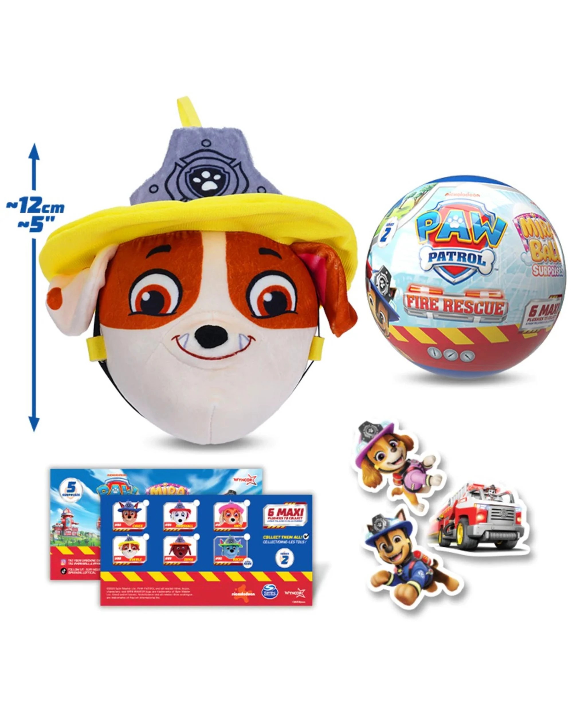 6 Miraball Surprises Paw Patrol Plush Blind Ball, 6 of 7