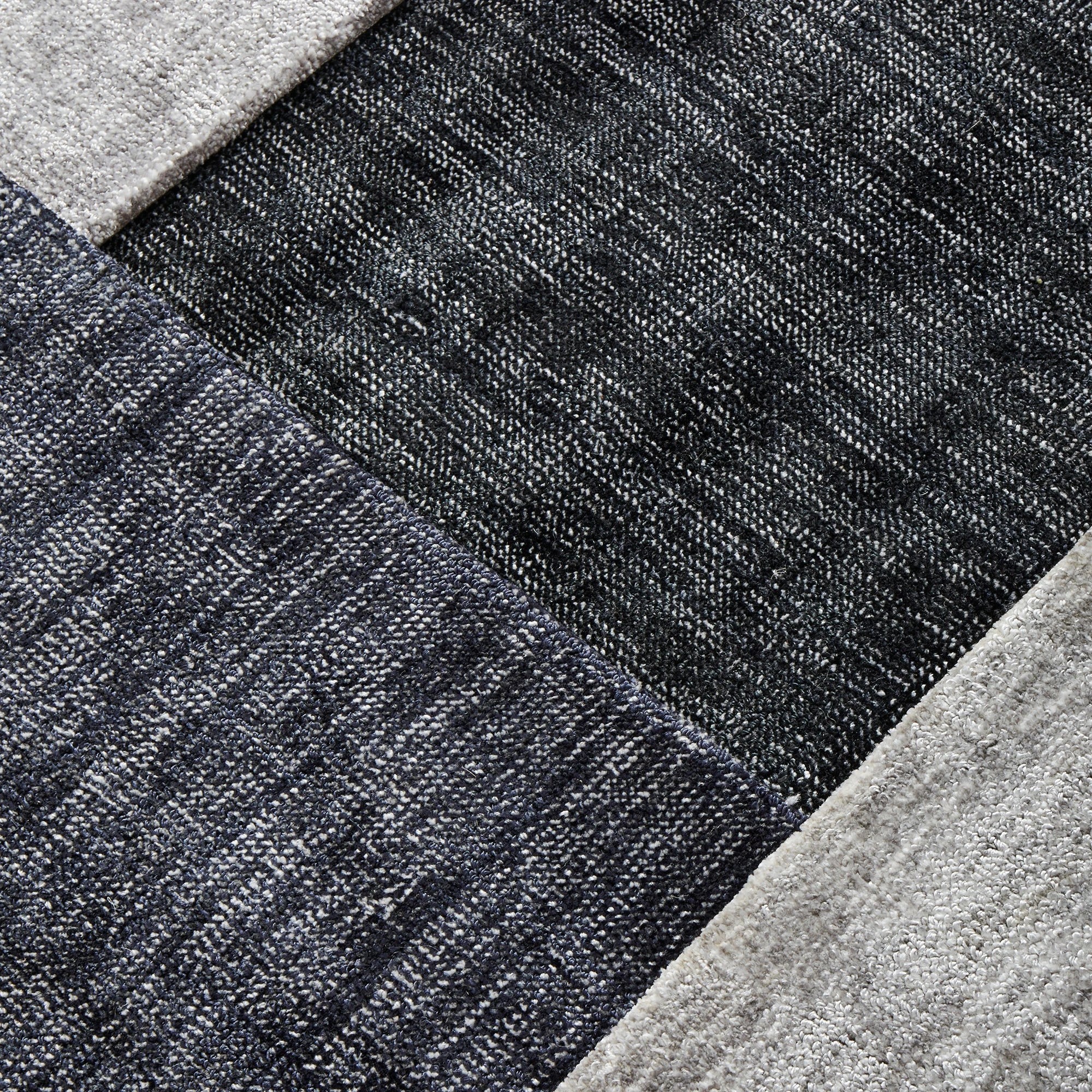 8 Common Ground Rugs Cerulean 40 225x155cm - Black, 8 of 8