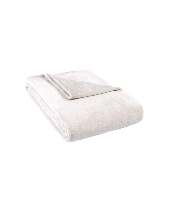 Jason Bed Melange 320GSM Blanket Super Soft Machine Washable - White