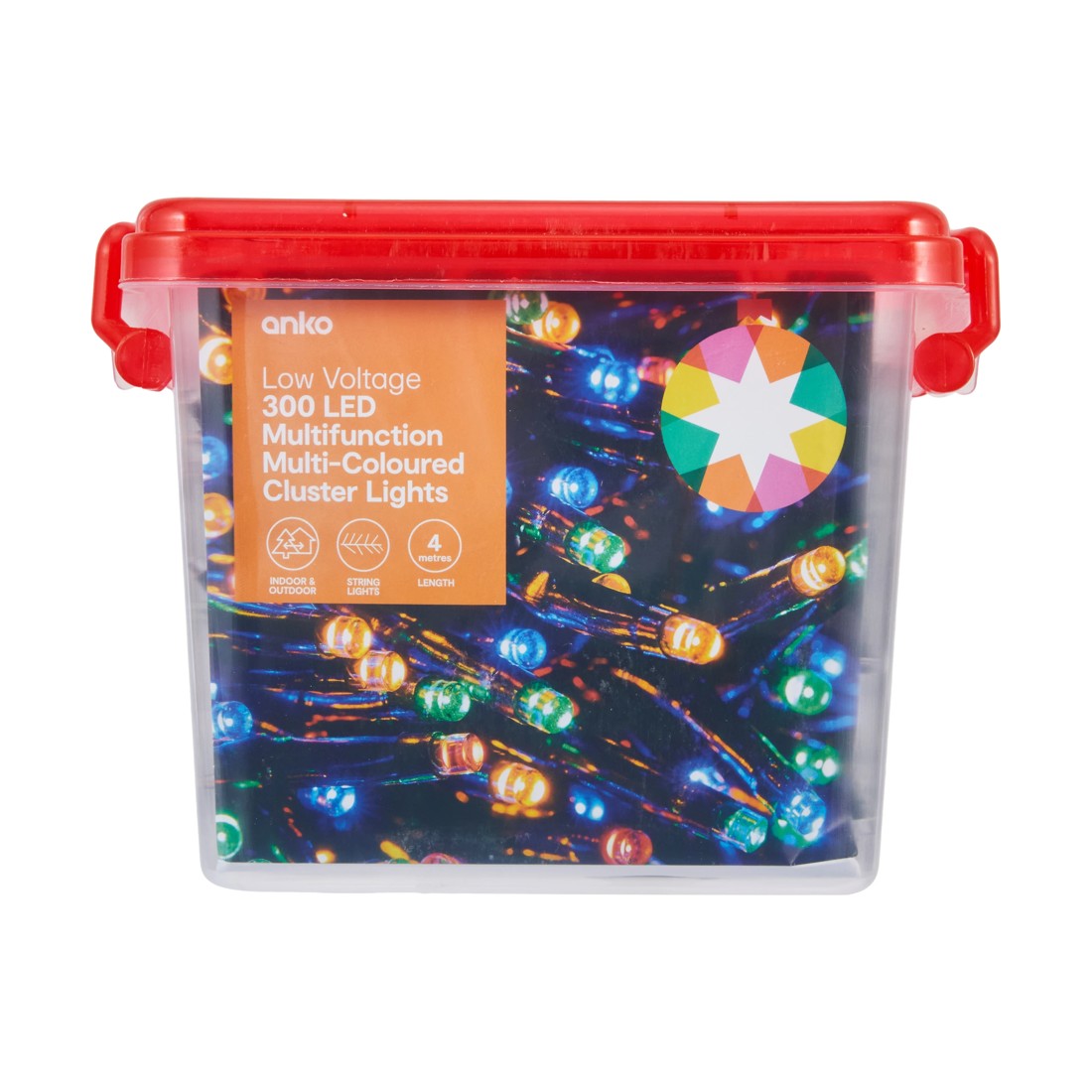 6 Low Voltage 300 LED Multifunction Multi-Coloured Cluster Lights, 6 of 7