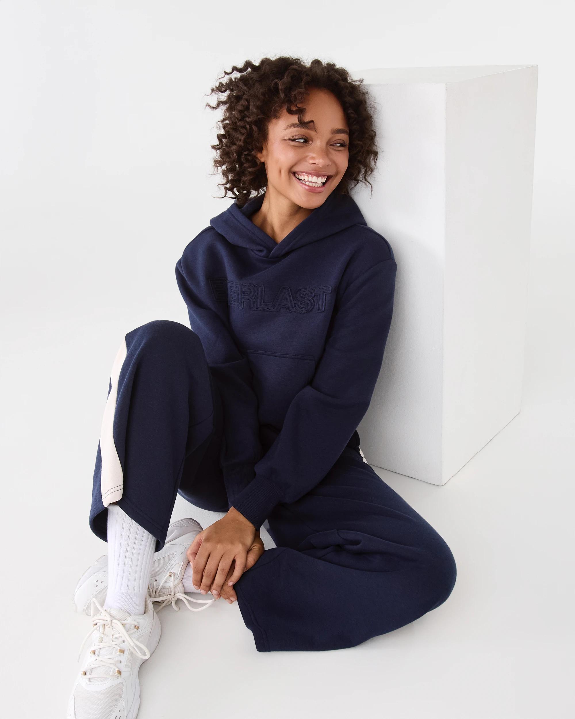 9 Everlast Womens Panel Wide Leg Trackpants Mood Indgo, 9 of 9