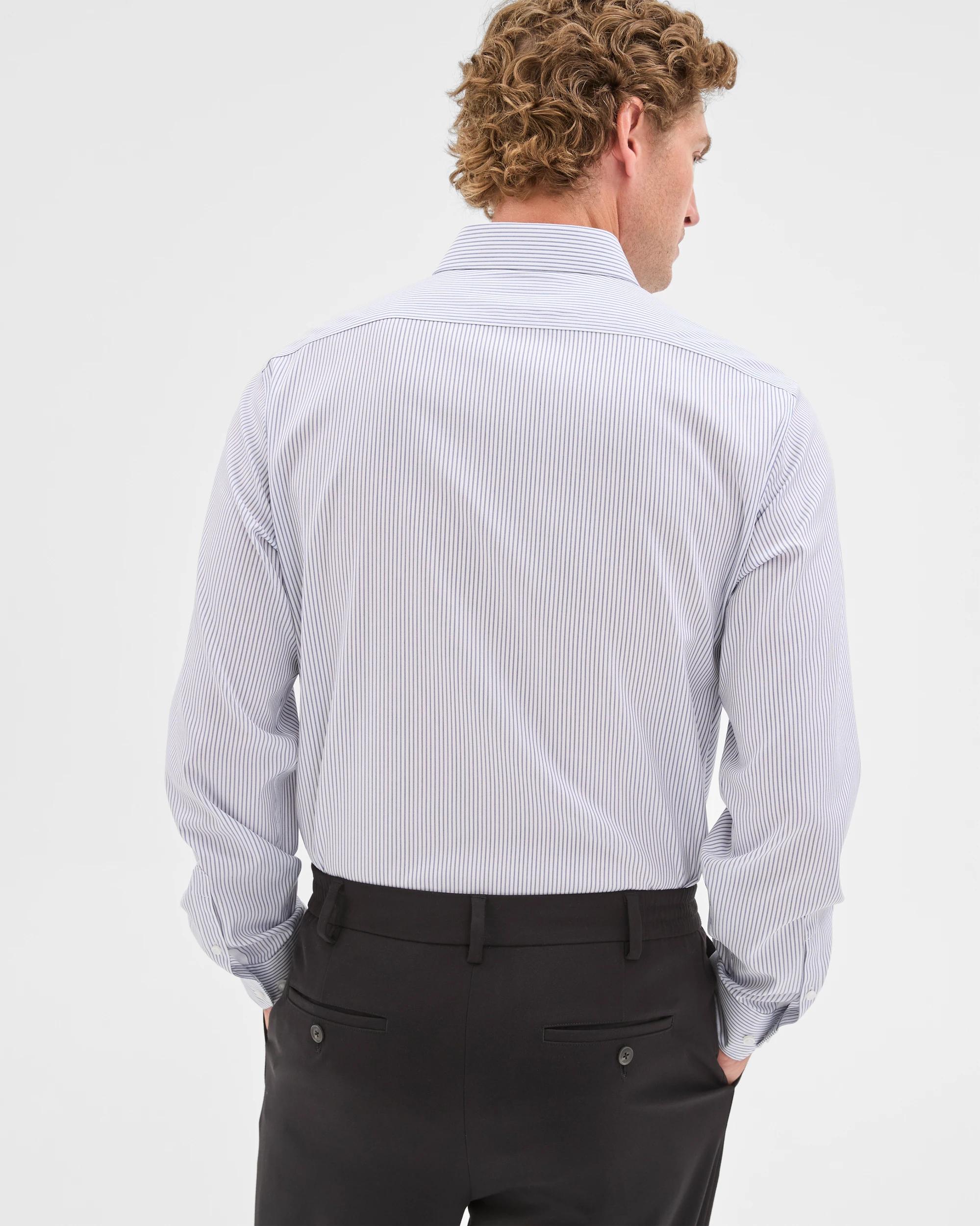 6 Preview Australian Cotton Non Iron Business Shirt BLUE, 6 of 7