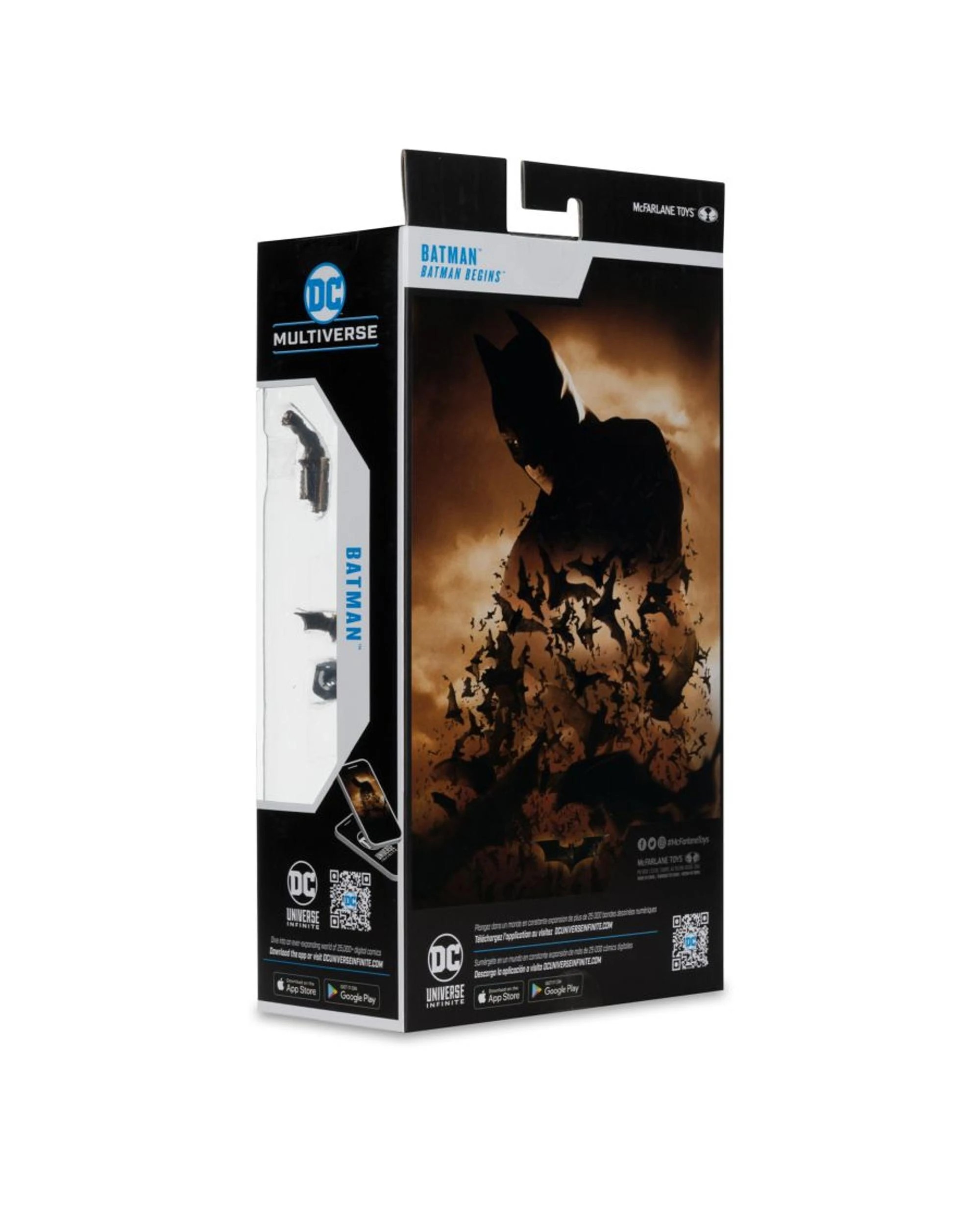 8 DC Multiverse Batman Begins Fear Toxin Batman Gold Label 7 Inch Figure, 8 of 9