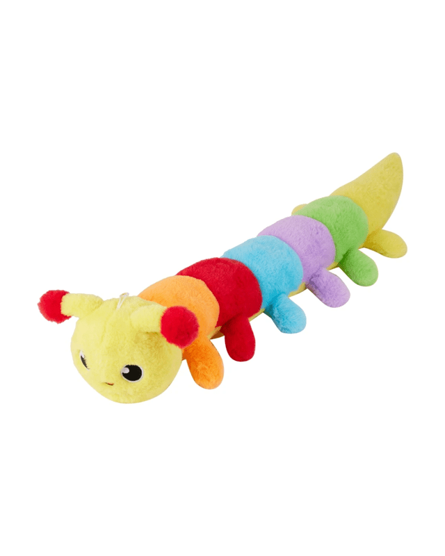 Pet Toy Plush Multi Squeaker Caterpi