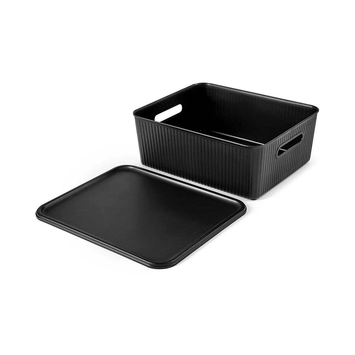 9 11L Ribbed Container - Black, 9 of 10