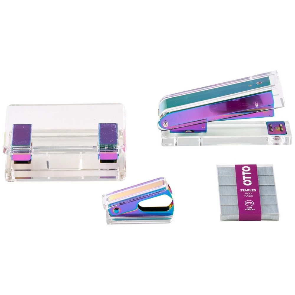 1 Otto Stapler Acrylic Iridescent Set, 1 of 4