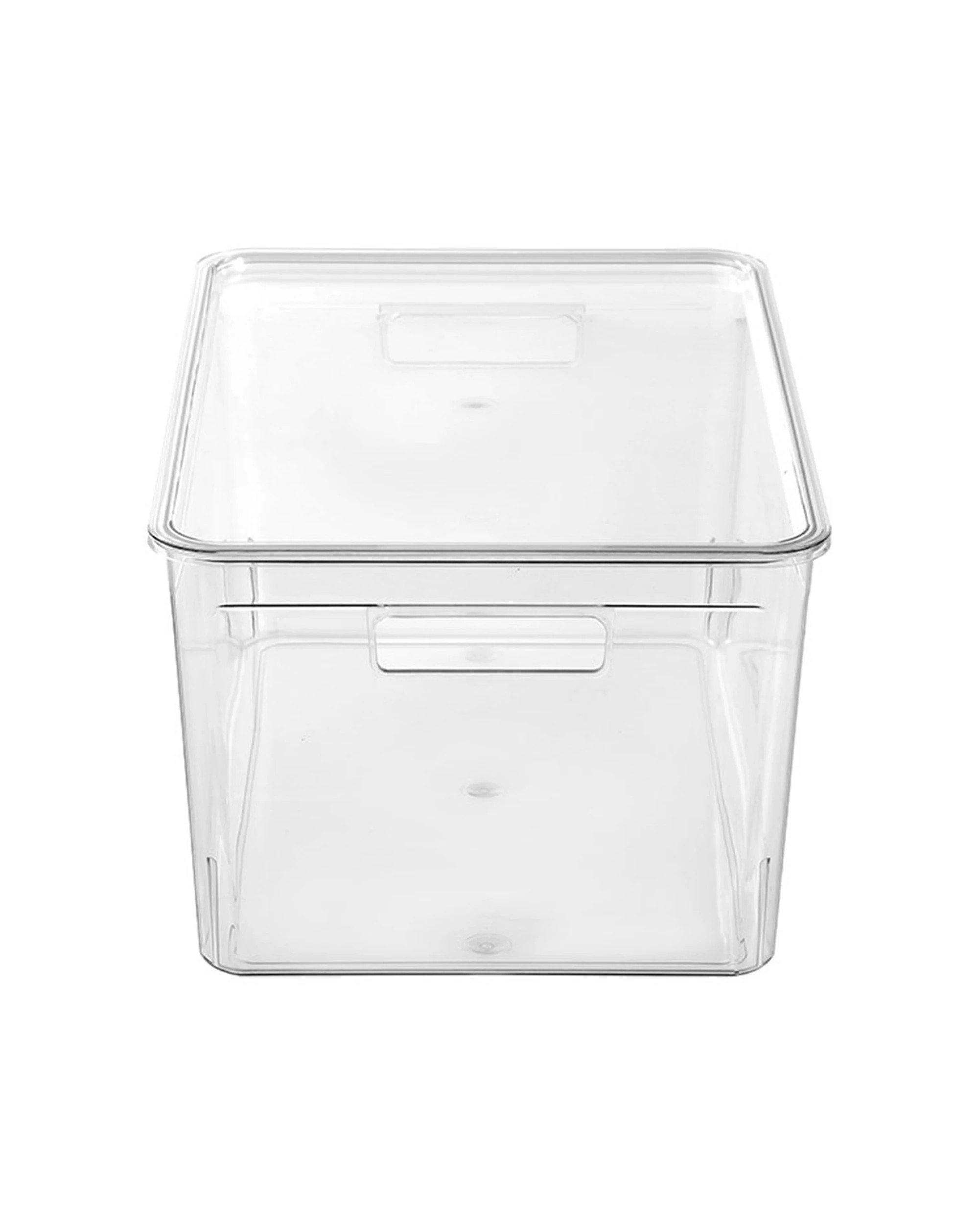 4 Boxsweden Crystal Stackable Lidded Organisation Storage Box 20L - Clear, 4 of 9