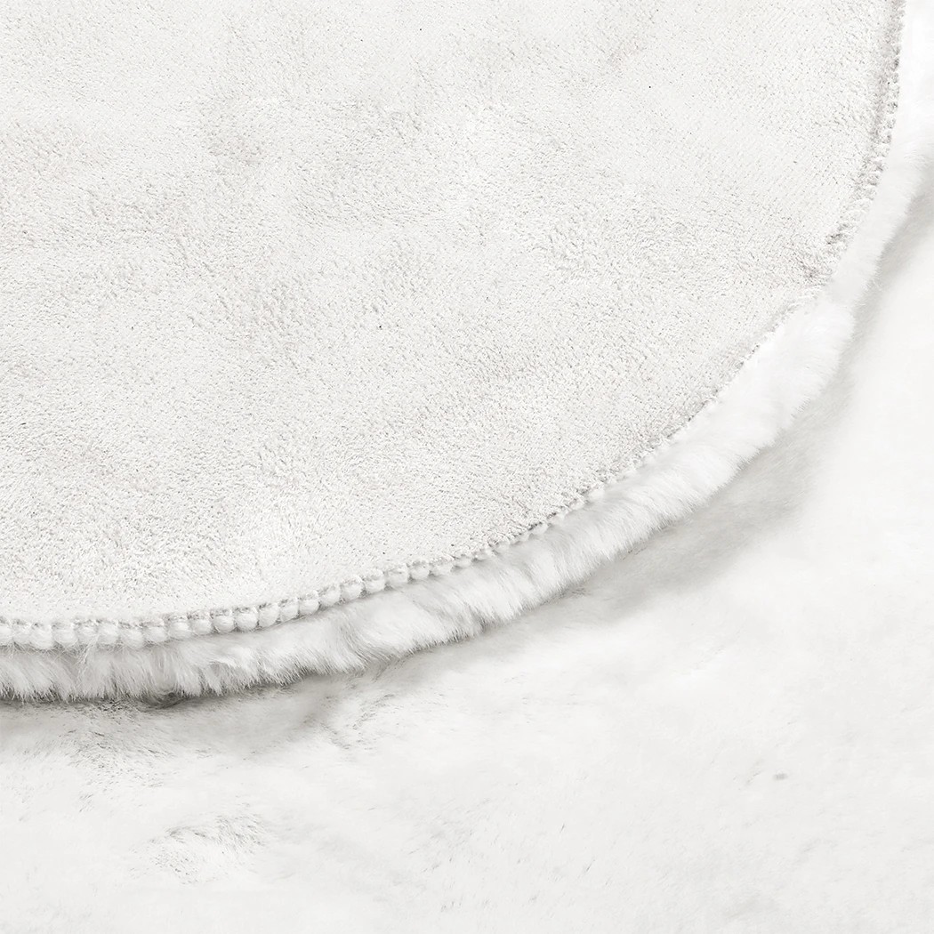 4 Marlow Ultra Soft Faux Fur Area Rug Cloud Shape, 4 of 8