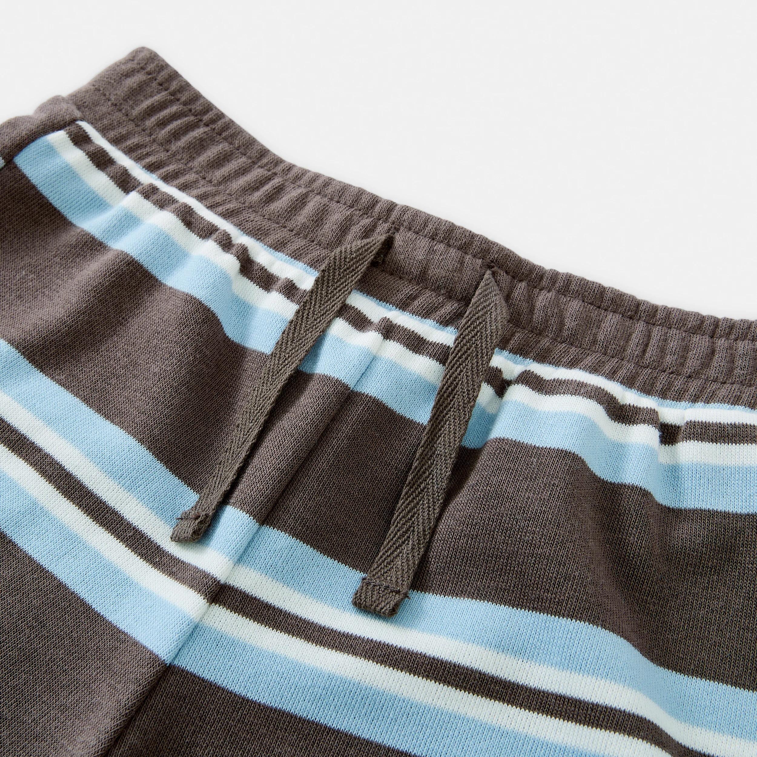 5 Australian Cotton Slub Set Brn Strp, 5 of 6