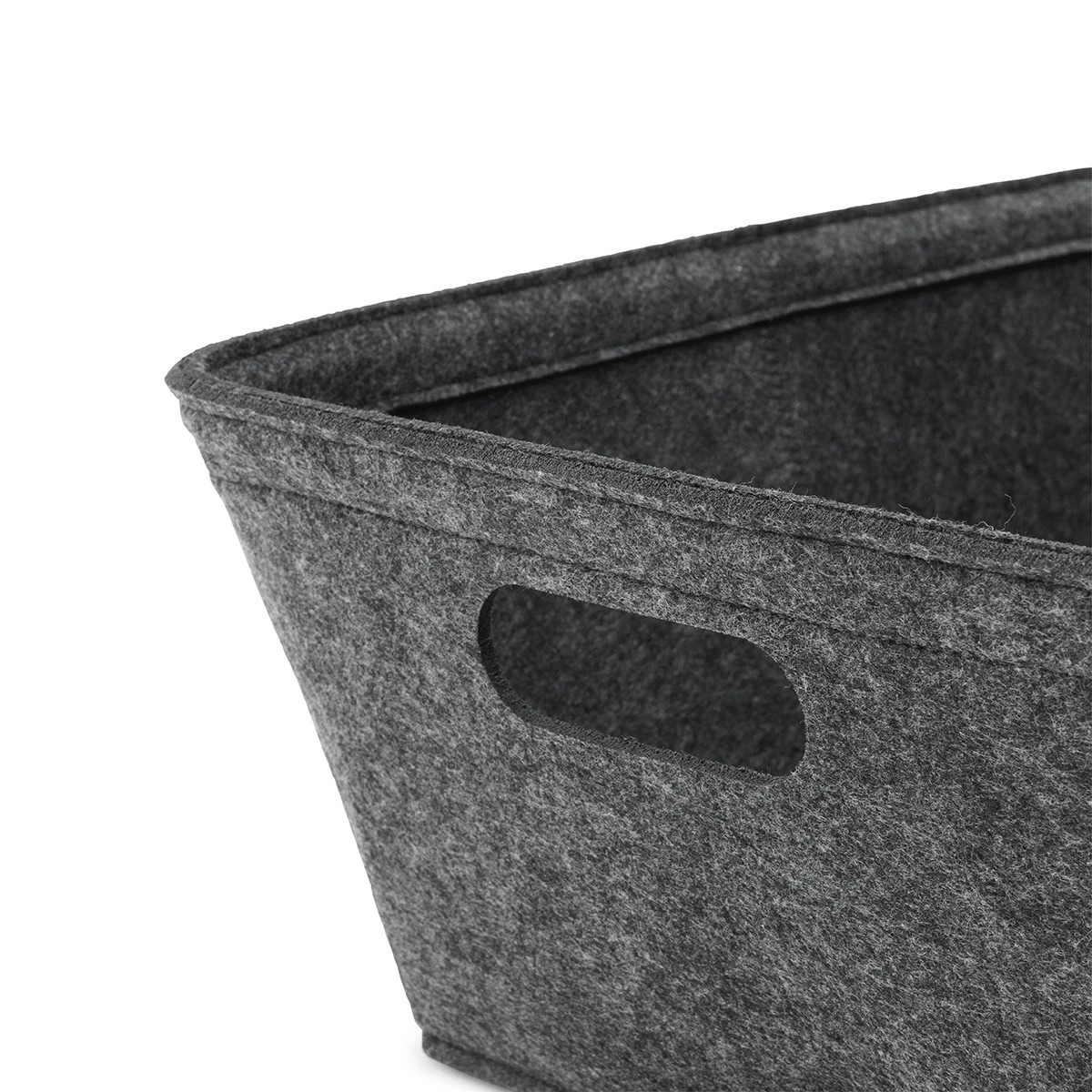 7 Felt Tub - Small, Charcoal, 7 of 10