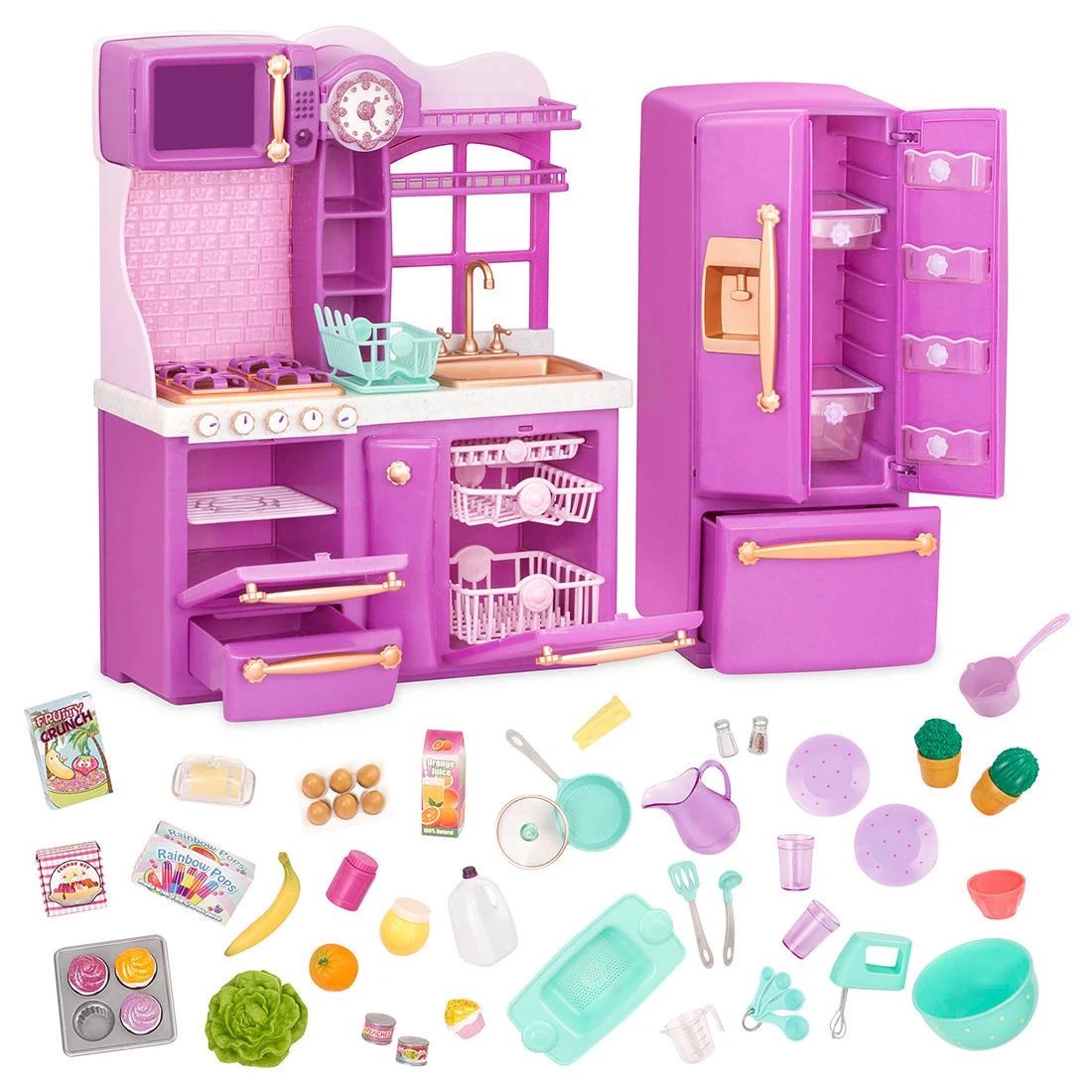 2 Our Generation Gourmet Kitchen Set - Purple, 2 of 6